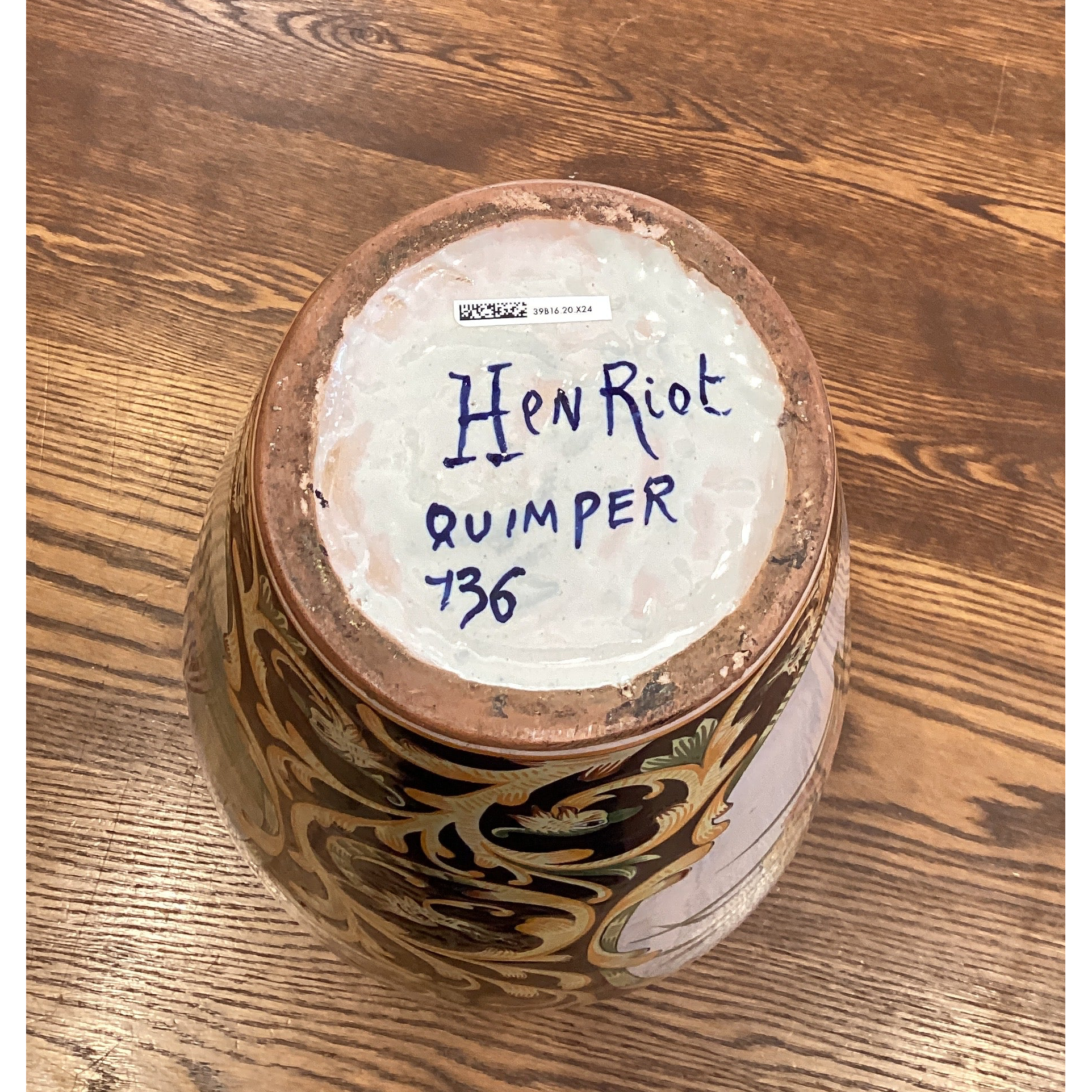 Oversize Quimper Vase