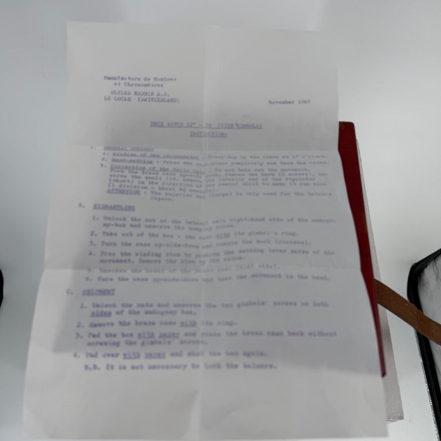 Ulysse Nardin Gimballed Chronometer - 013.35.323