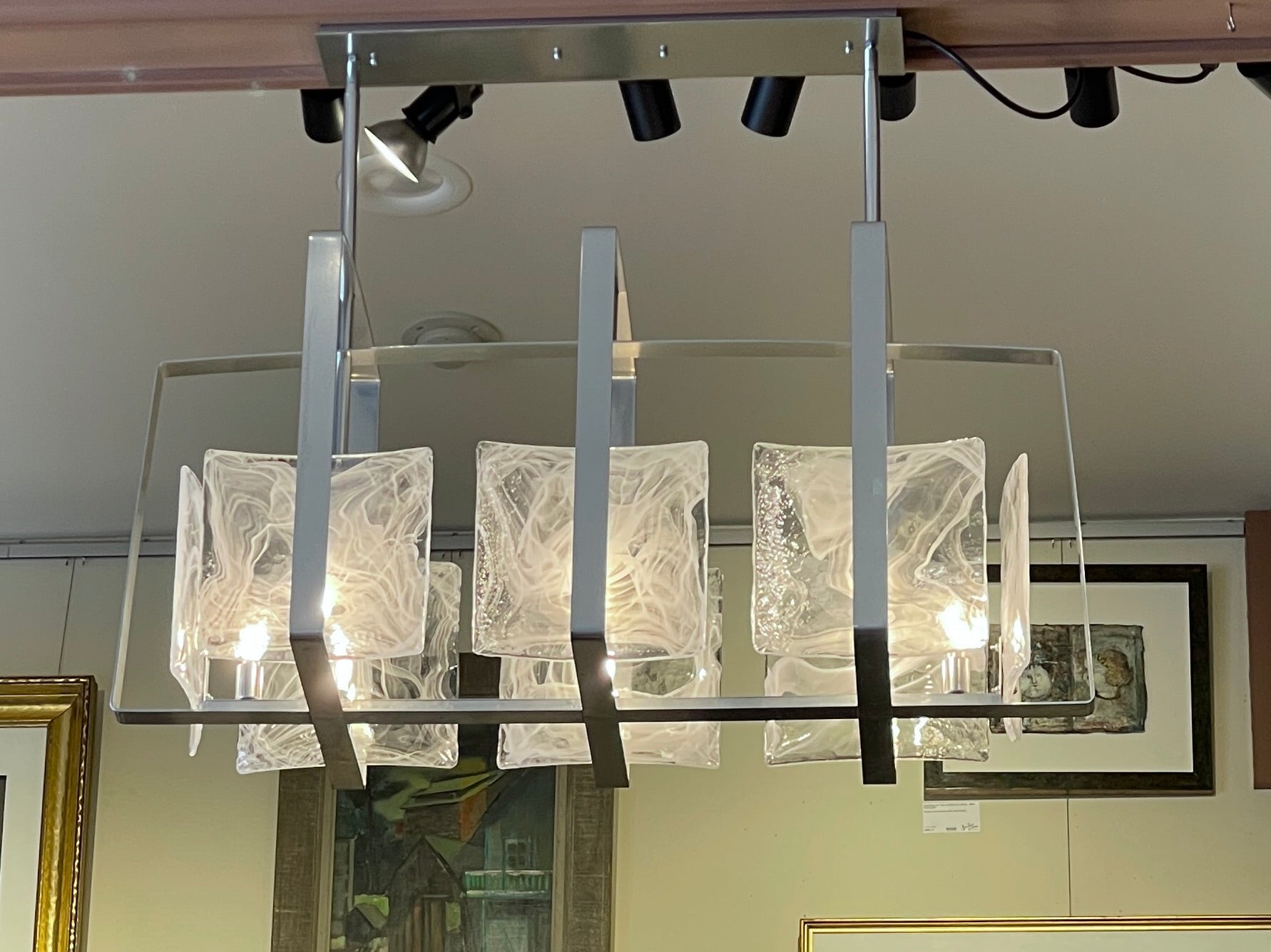 Hubbardton Forge Arc  Linear Pendant - Sterling