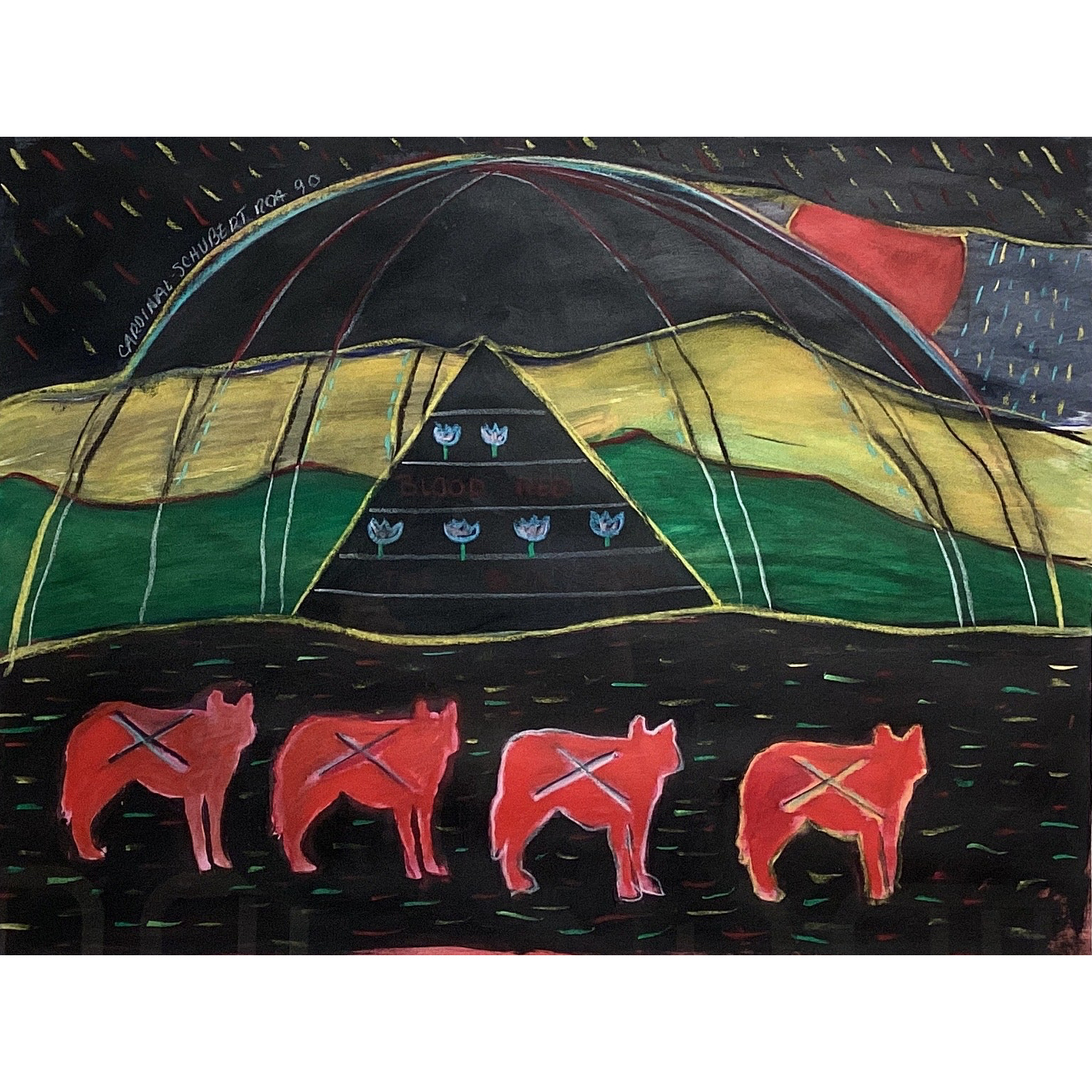 "Blood Red the Sun / Son" - J Cardinal-Schubert