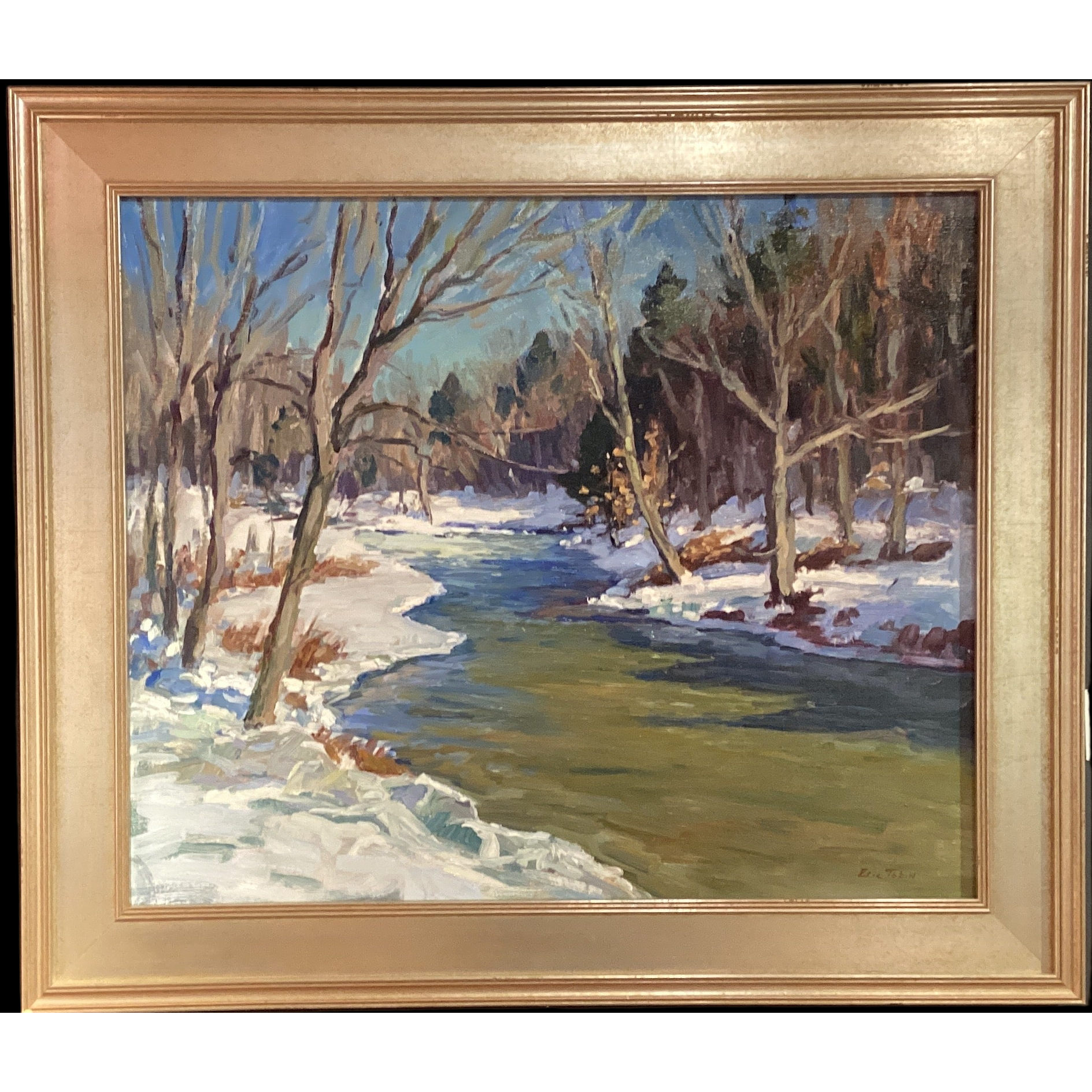 "Winter On The White River" - Eric Tobin