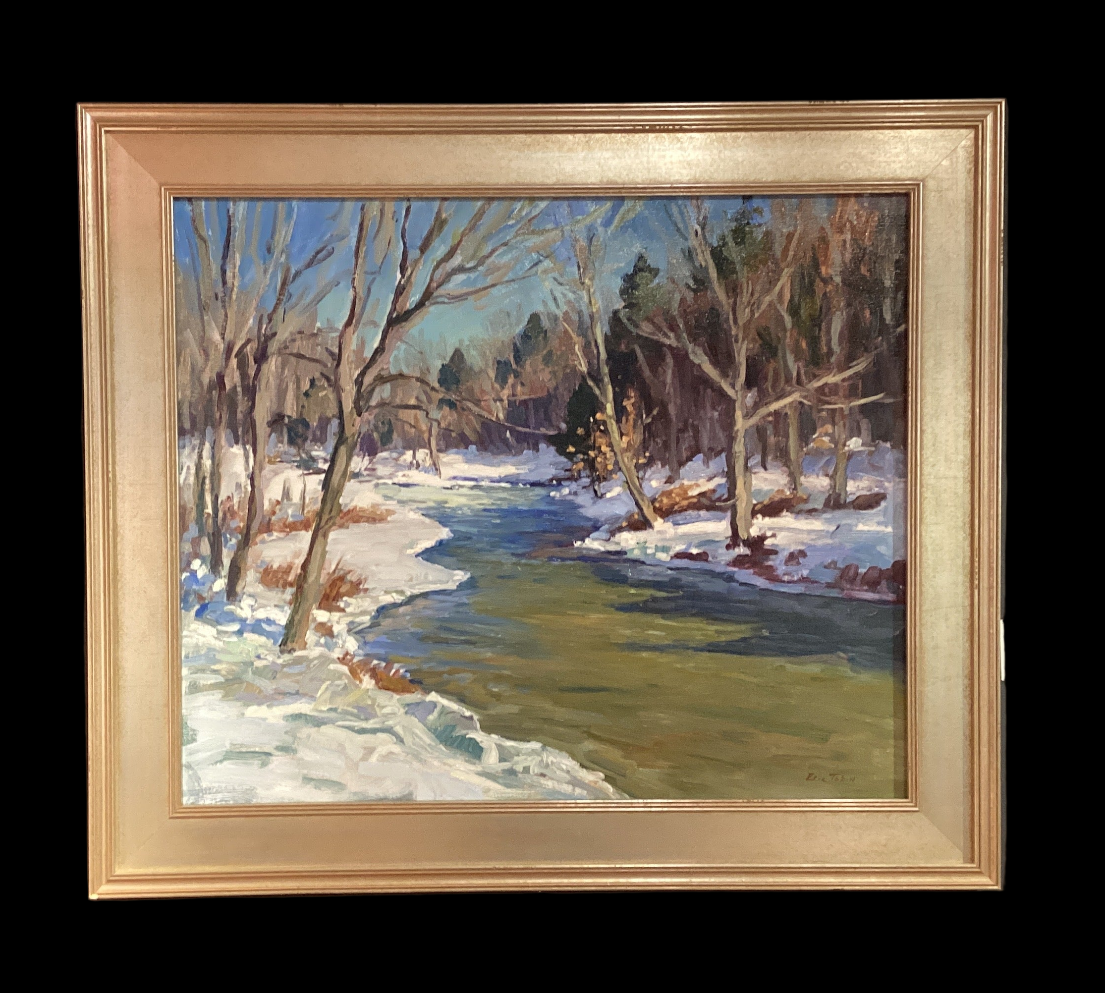 "Winter On The White River" - Eric Tobin