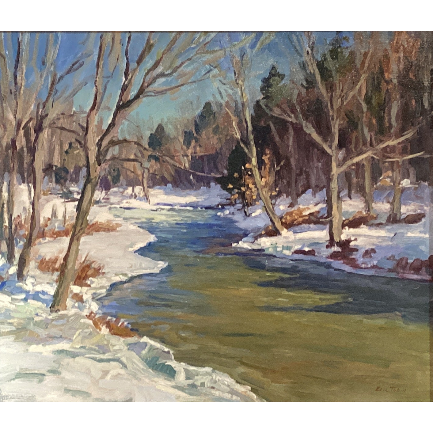 "Winter On The White River" - Eric Tobin
