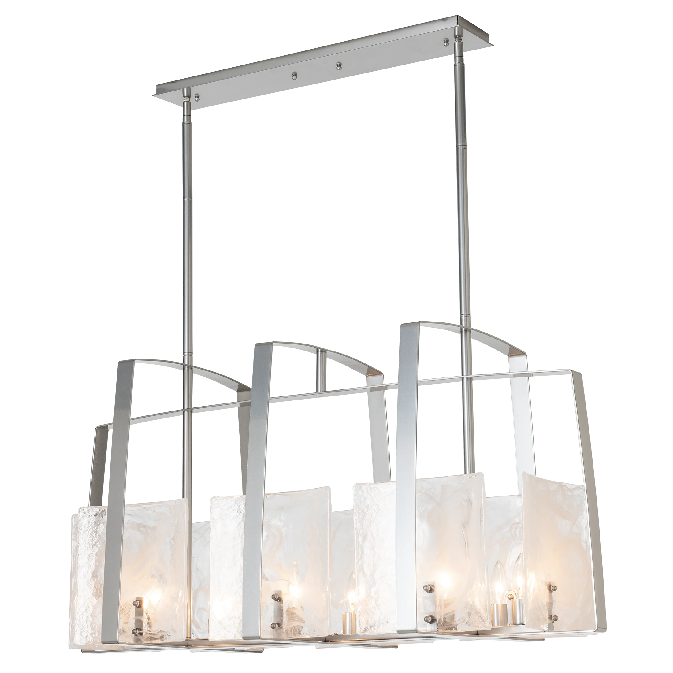 Hubbardton Forge Arc  Linear Pendant - Sterling