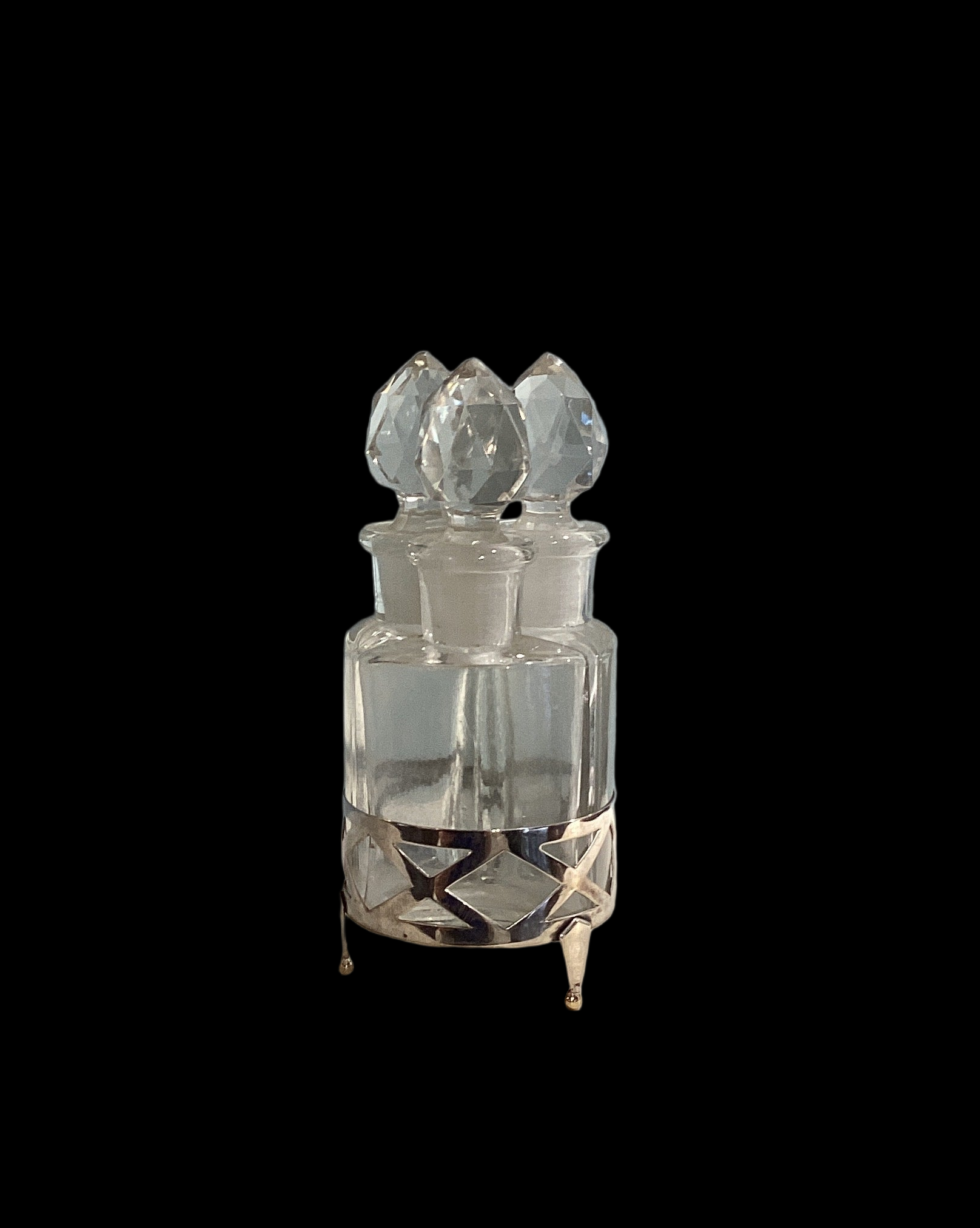 3 Scent Bottles w. stand - 40J34.35.106
