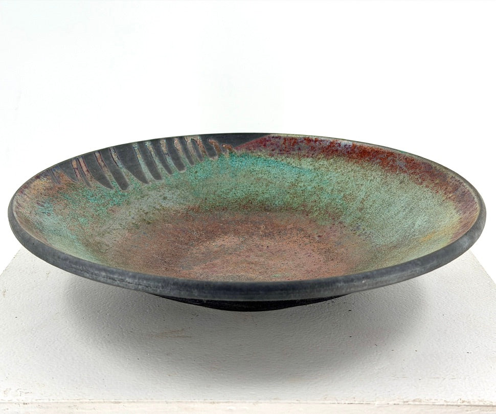 12 Inch Blue Bowl