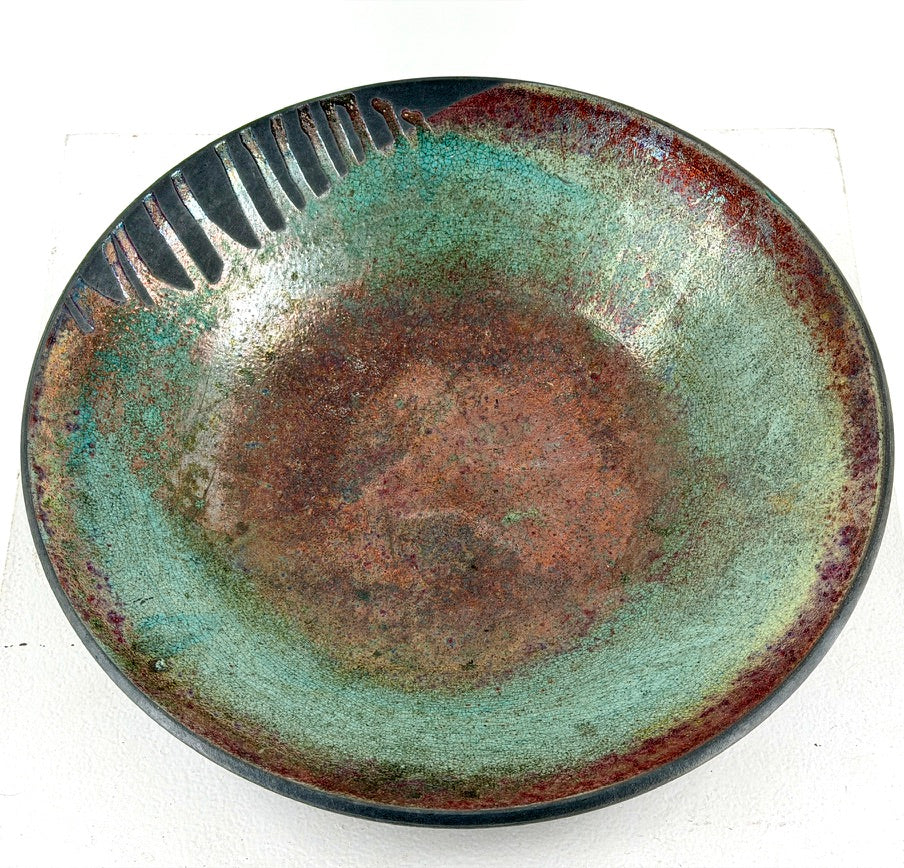 12 Inch Blue Bowl