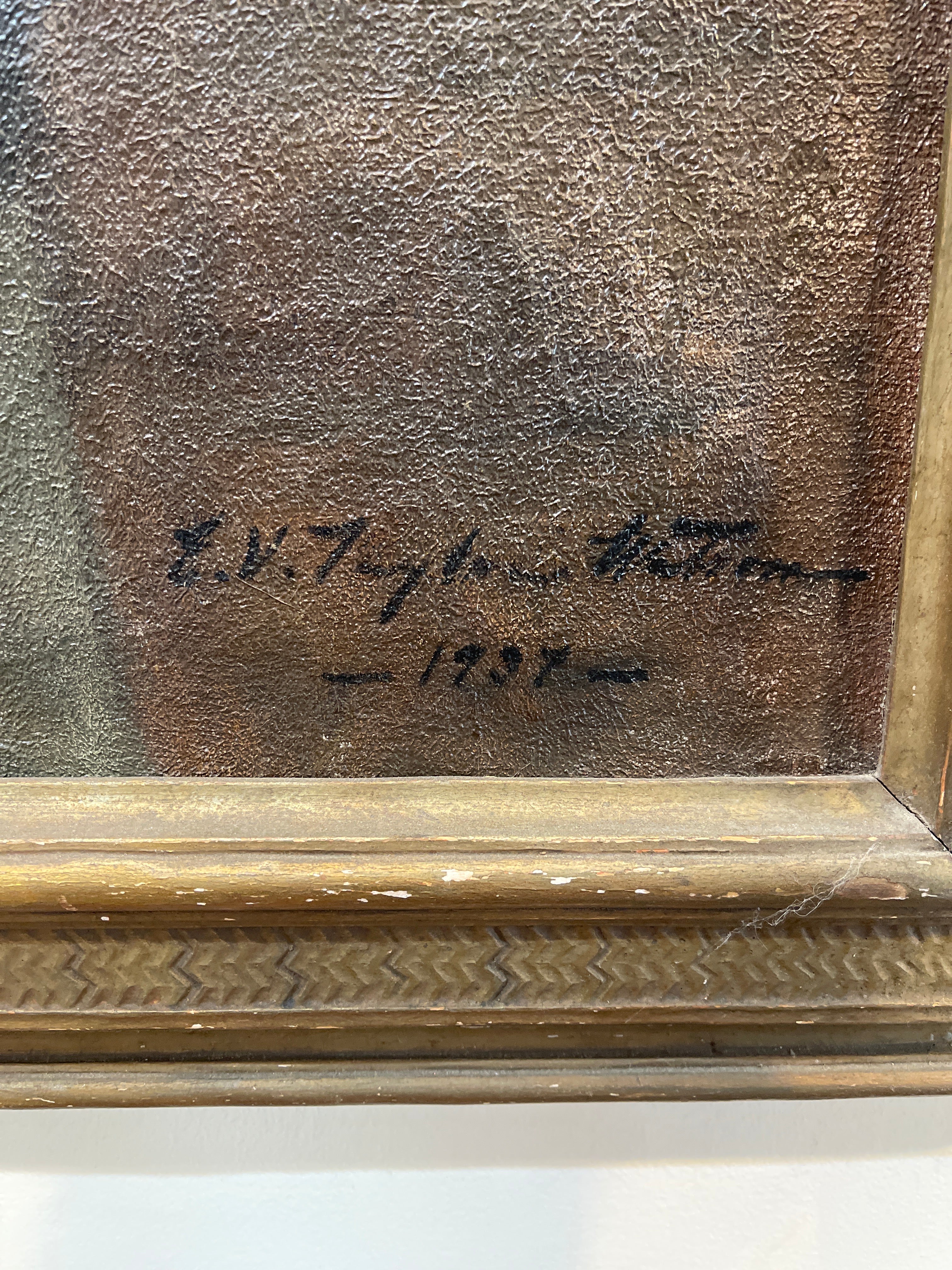 Lady With Flowers ~ EVT Watson - x2501.35.106