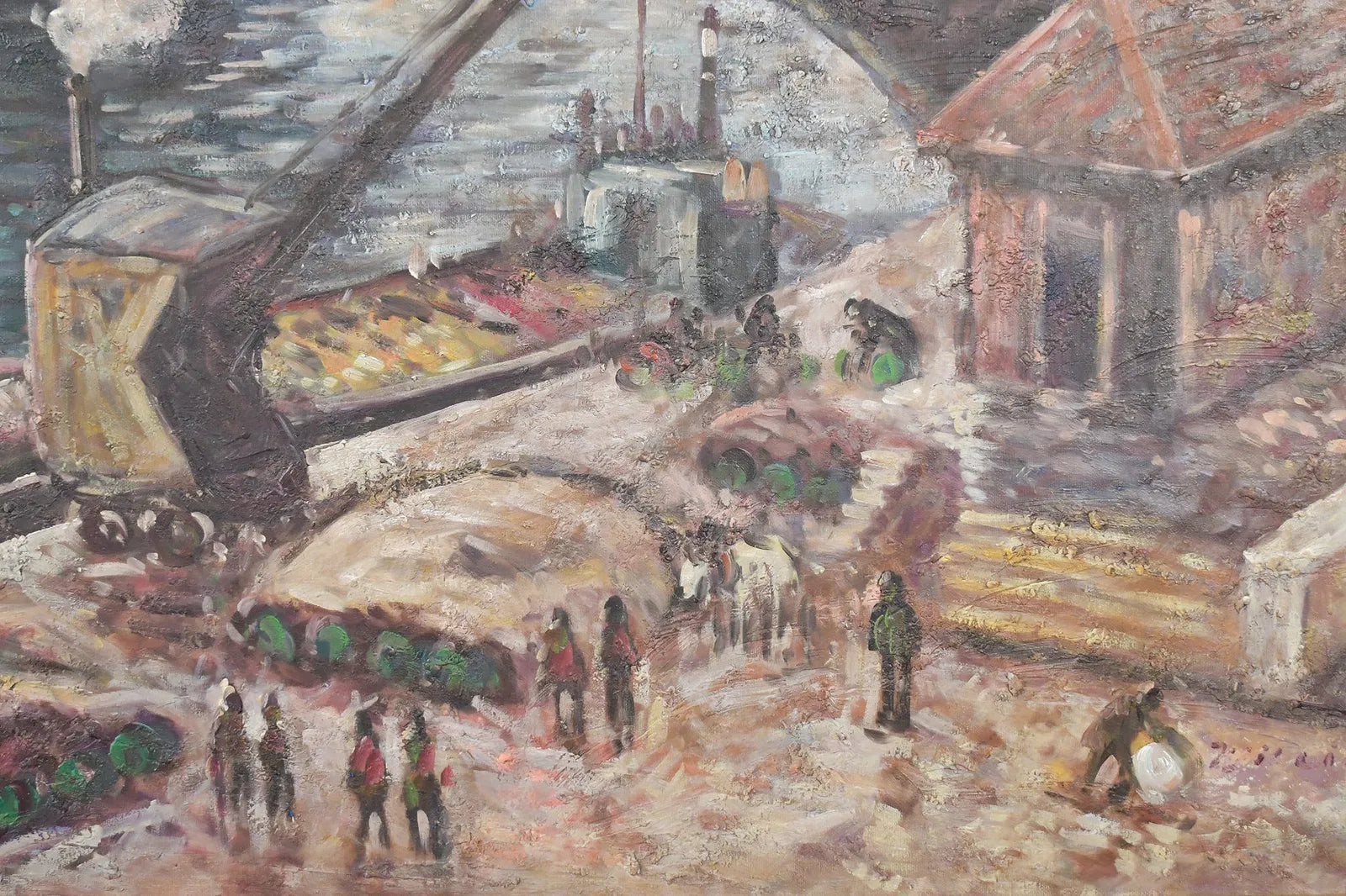 Copy of Pissaro's "Pont Boieldieu"