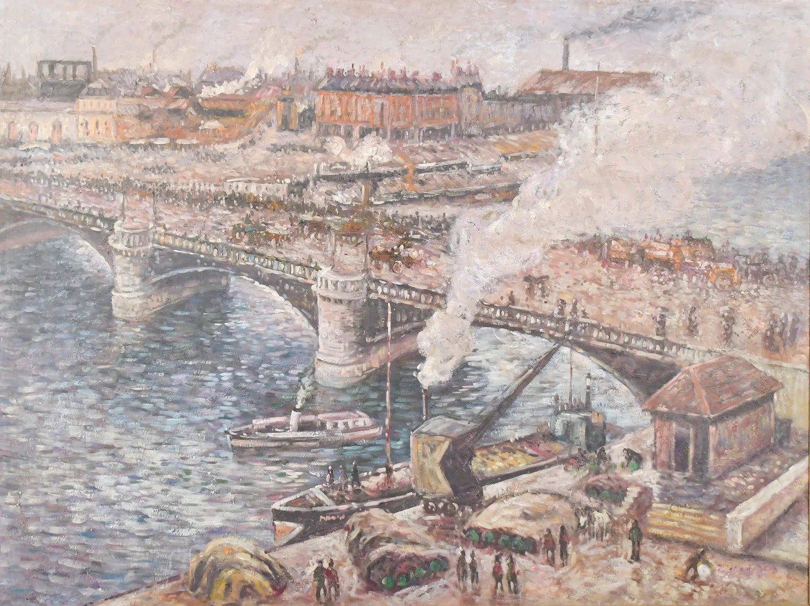 Copy of Pissaro's "Pont Boieldieu"