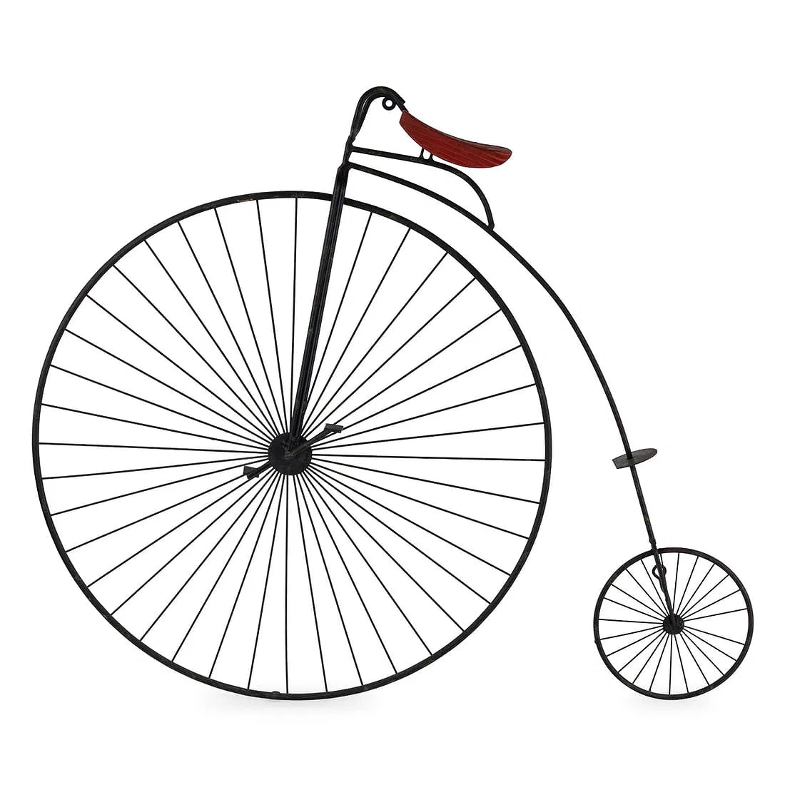 MCM Penny Farthing Bicycle Wall Sculpture