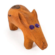 Folk art carved pig