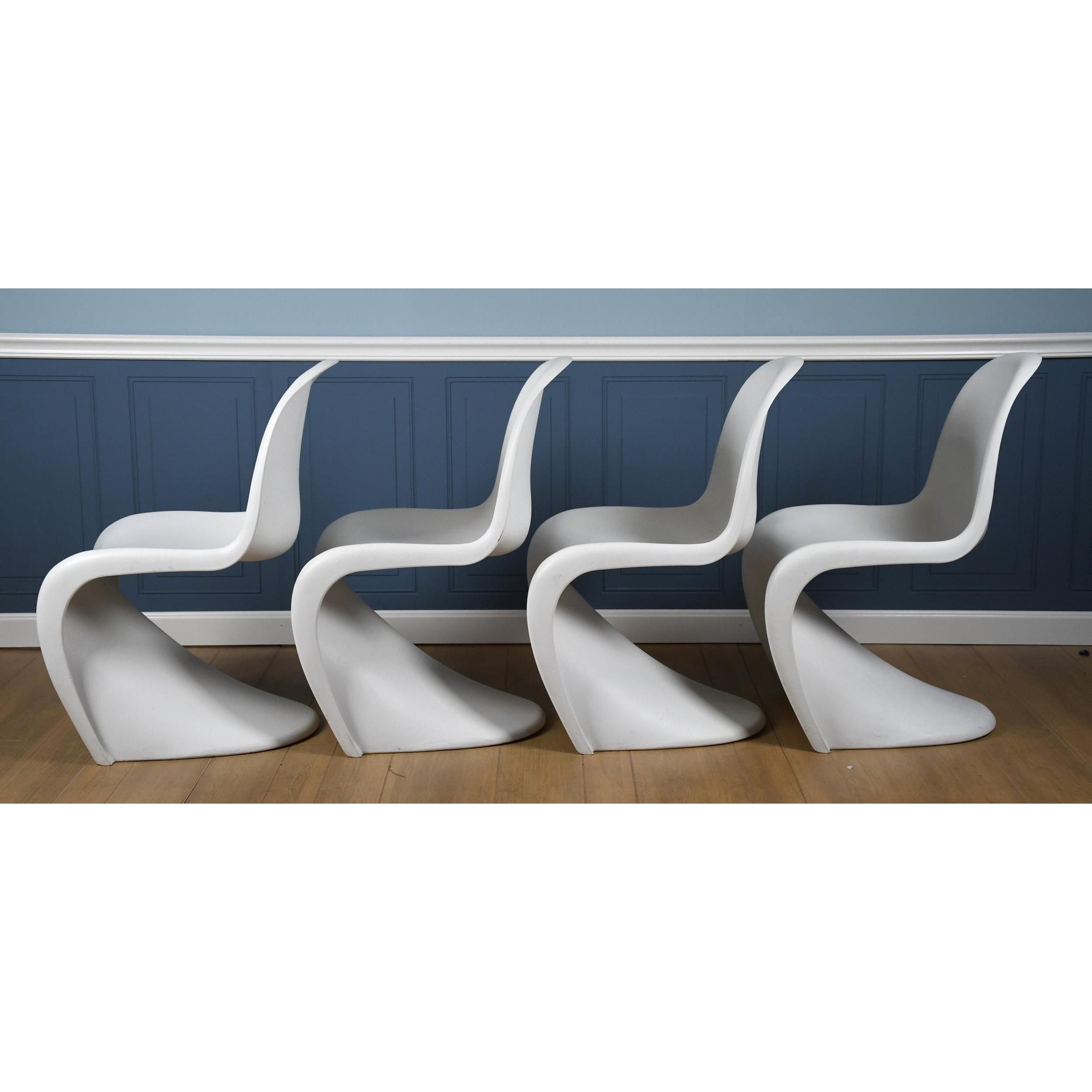 Set of Four (4) Panton Chairs by Vitra