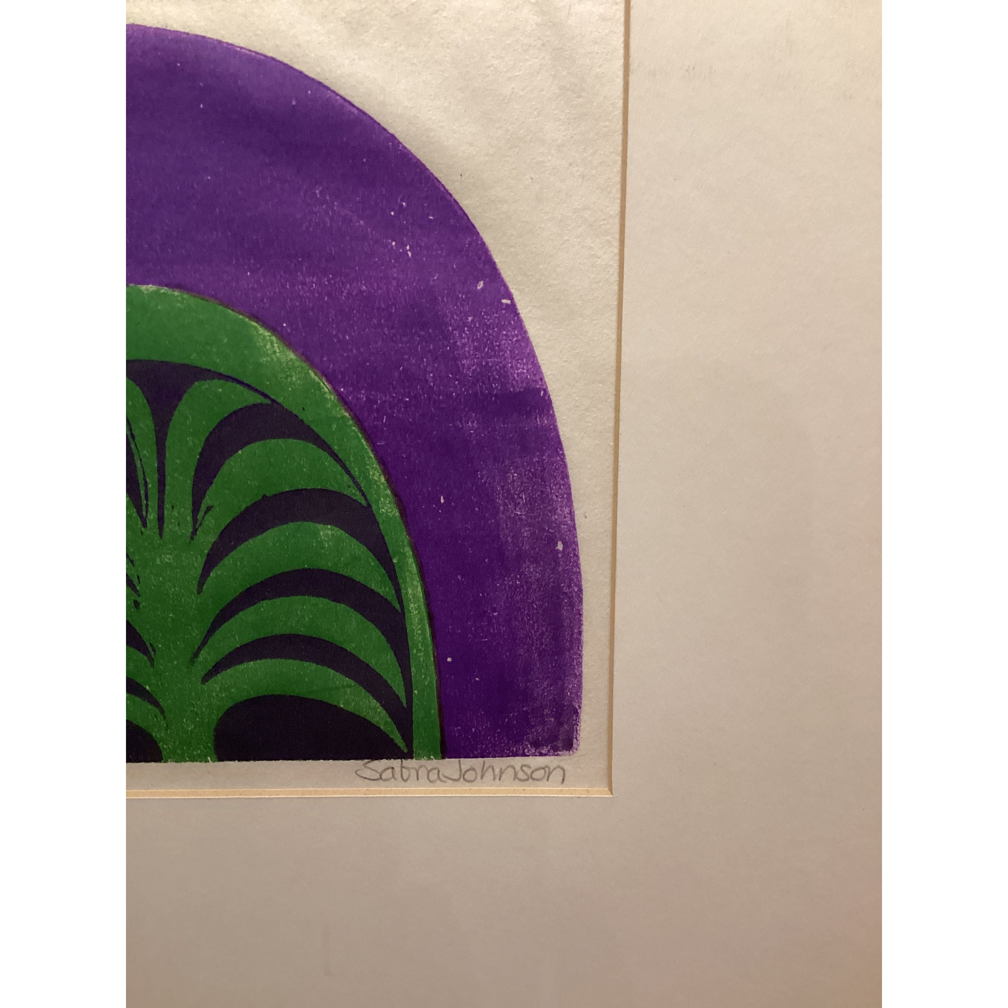 "Hermitage," Sabra Field, wood cut print - 31B4.35.777