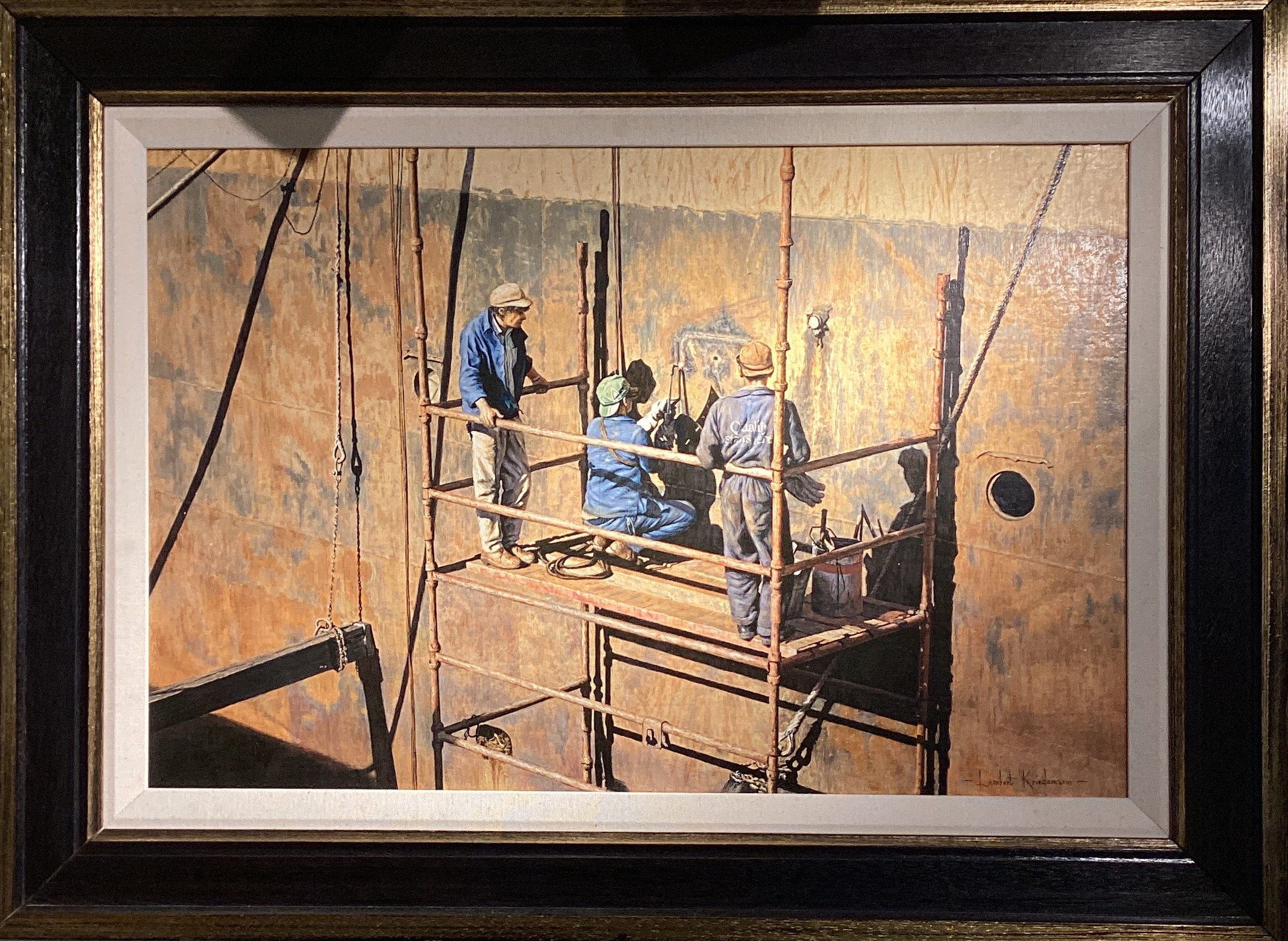 Kreidmann "Welders in Cape Town Docks" - 013.35.279