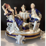 Czechoslovakian porcelain lady and gentleman - 39B31.35.160