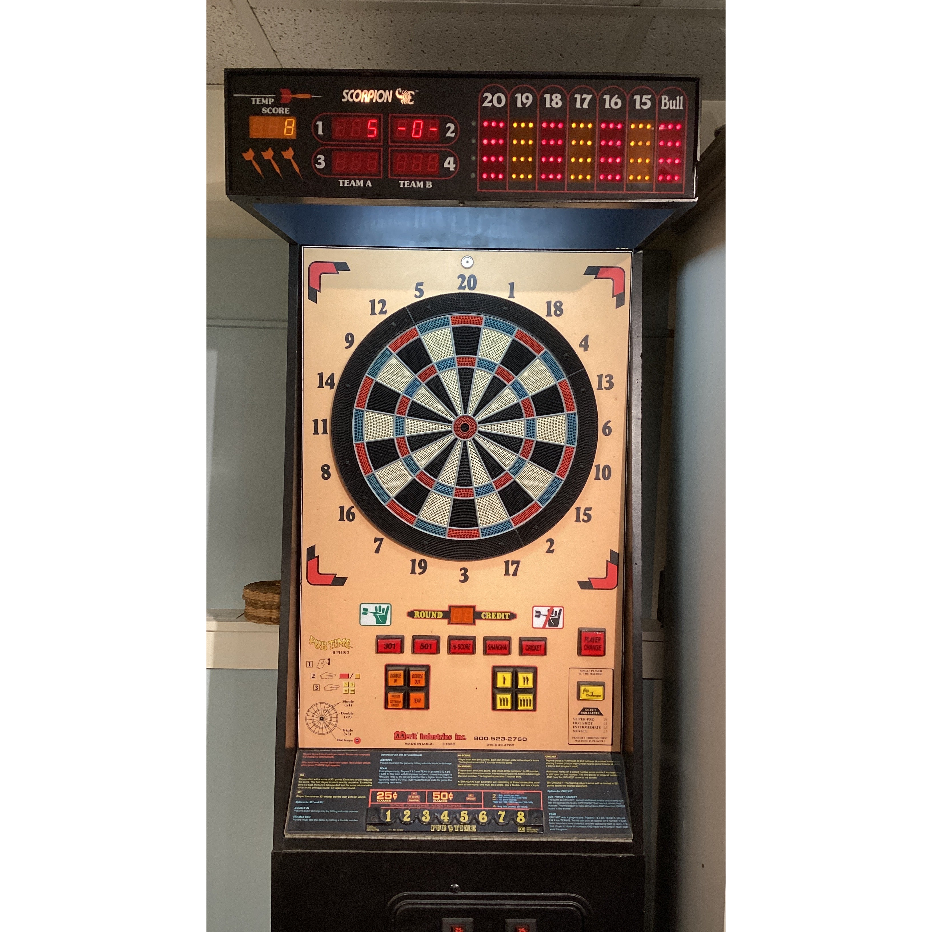 Scorpion 'Pub Time' Darts machine - 013.35.324