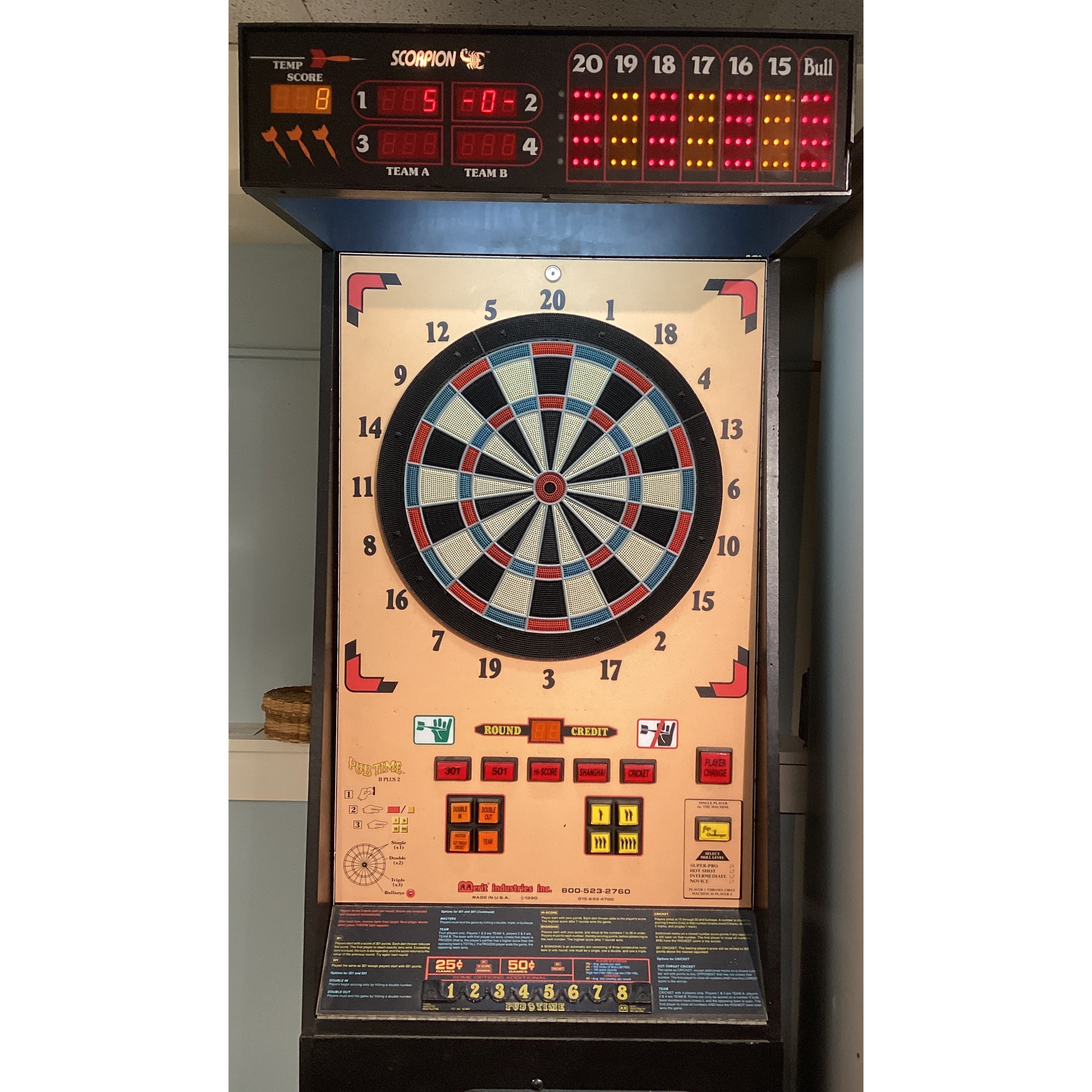 Scorpion 'Pub Time' Darts machine - 013.35.324