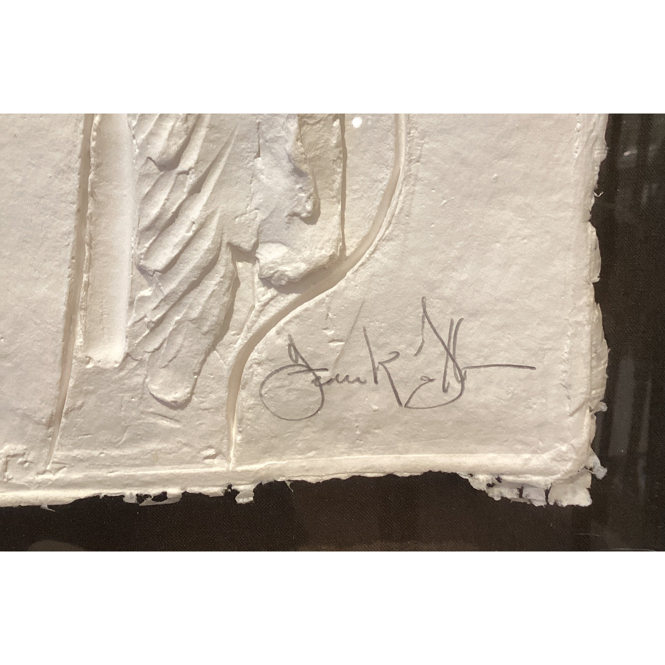 Nude Woman in relief - cast paper