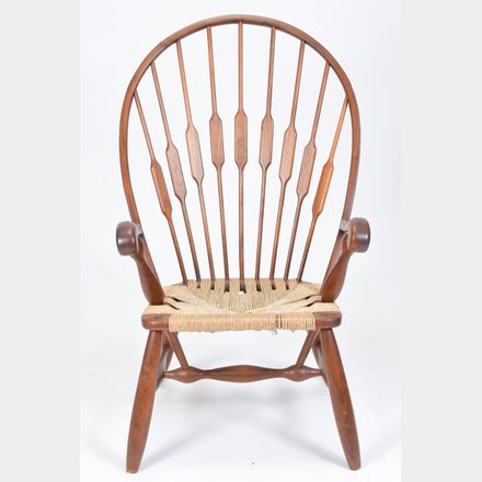 Wegner Style Peacock Chair