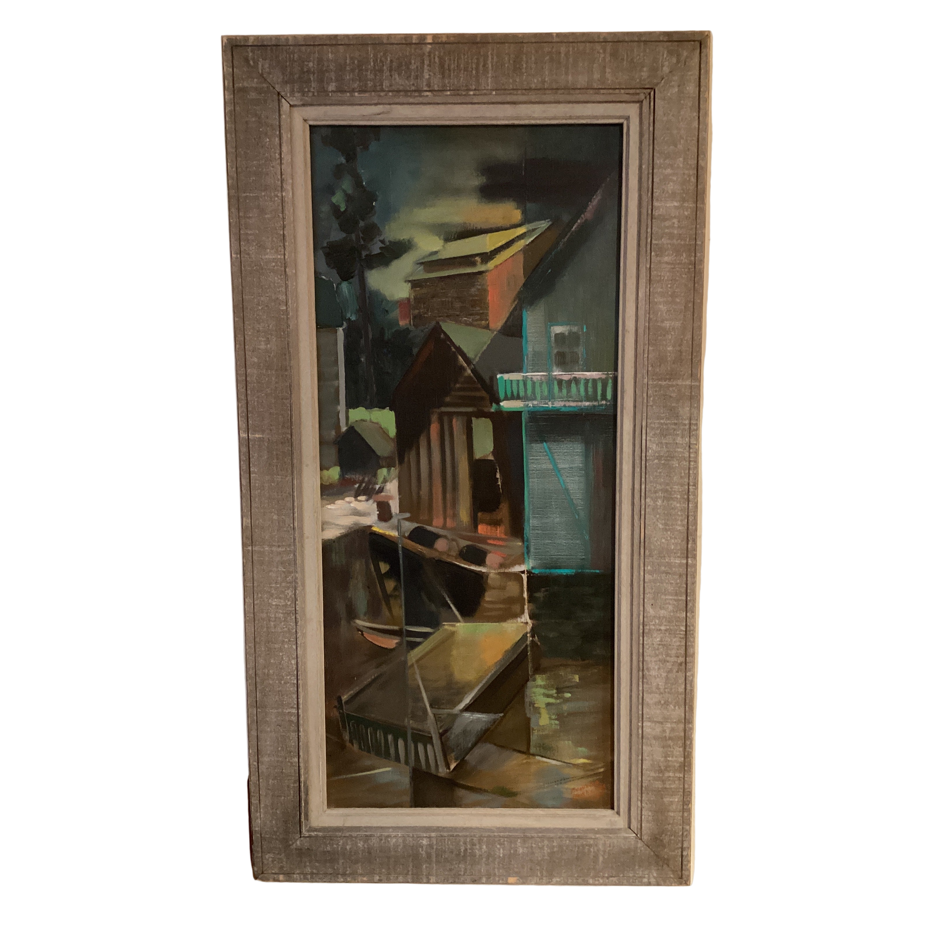 Cubist town view ~ Edward Christiana- x2501.35.116