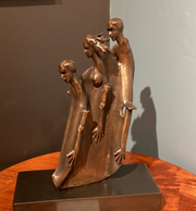 three figures bronze ~ alan hall - 013.35.316