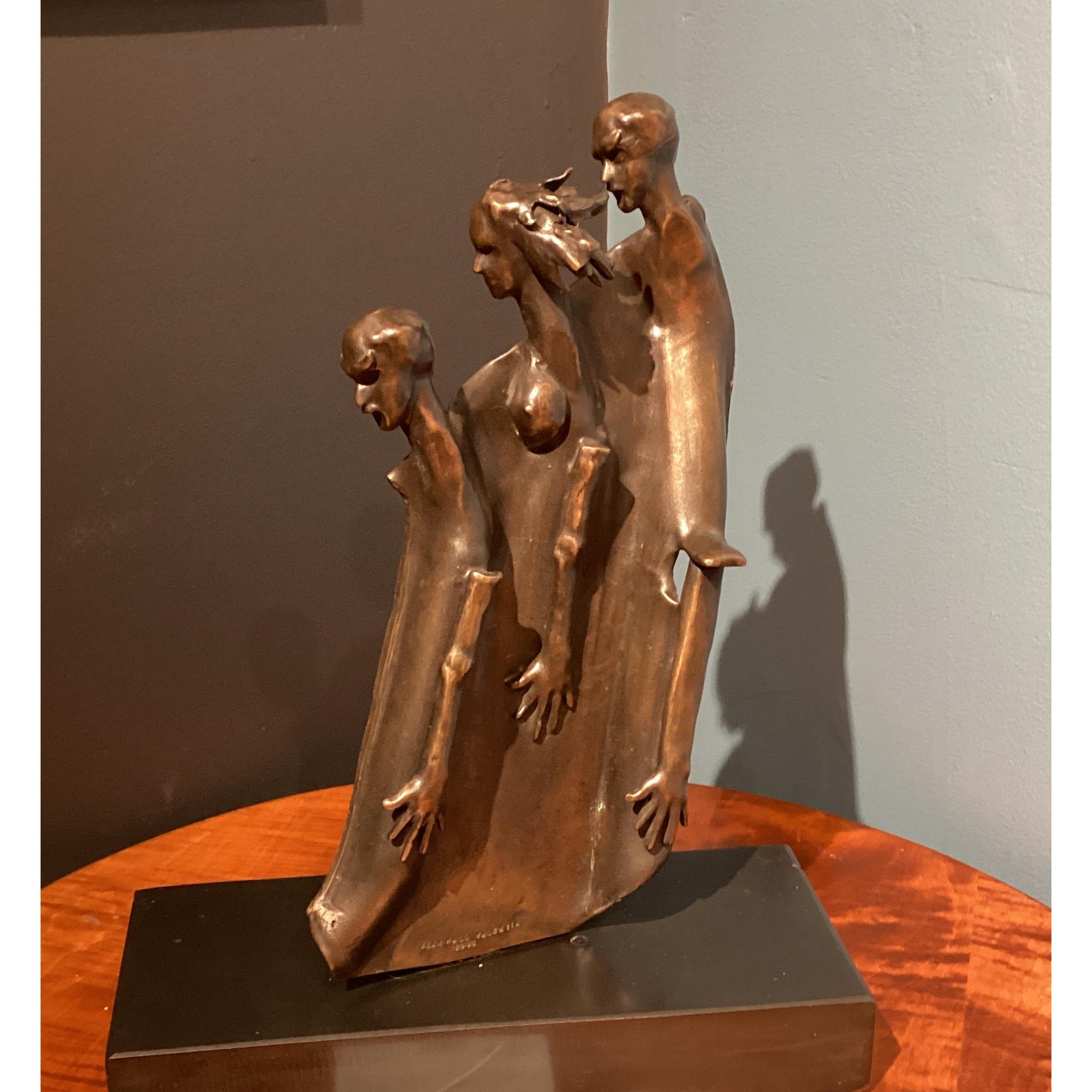 three figures bronze ~ alan hall - 013.35.316