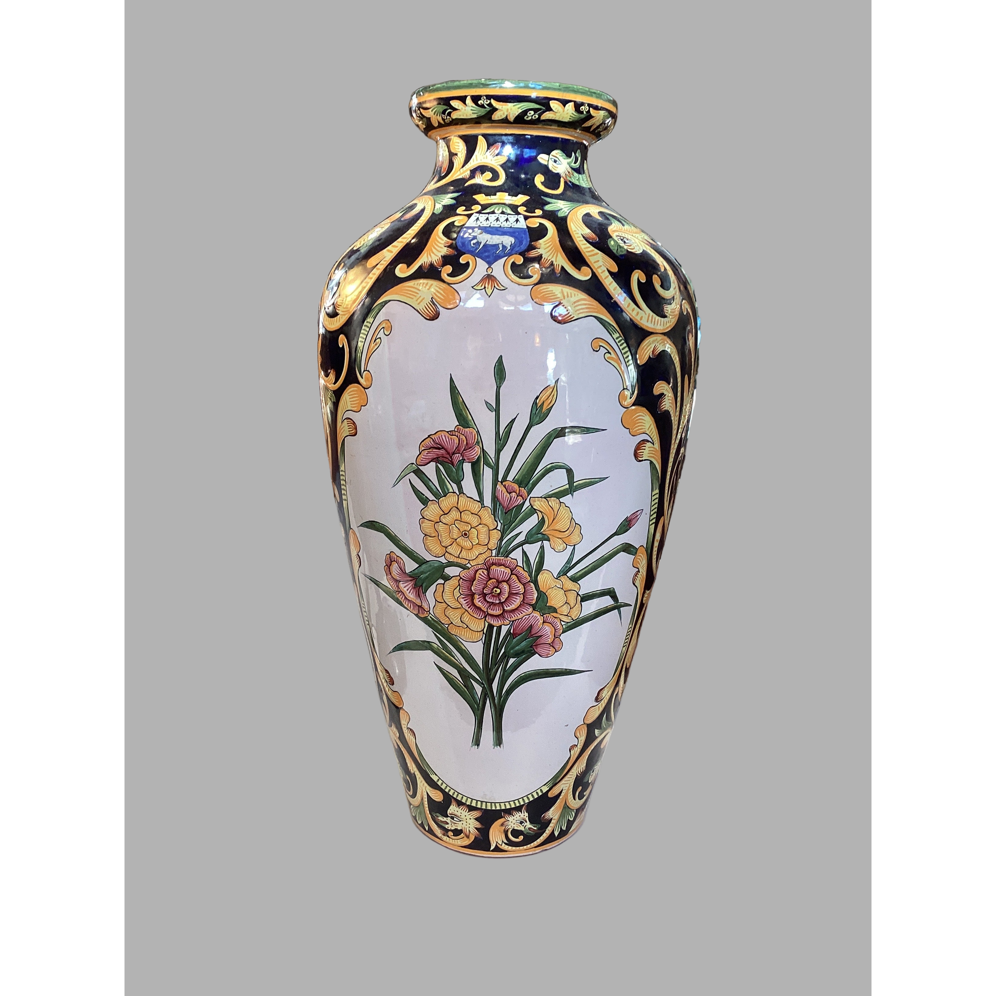 Oversize Quimper Vase