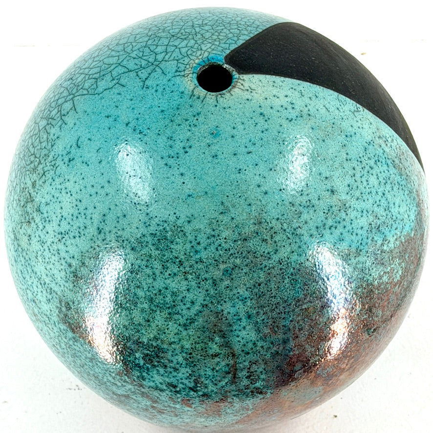 Medium Blue Sphere Vase