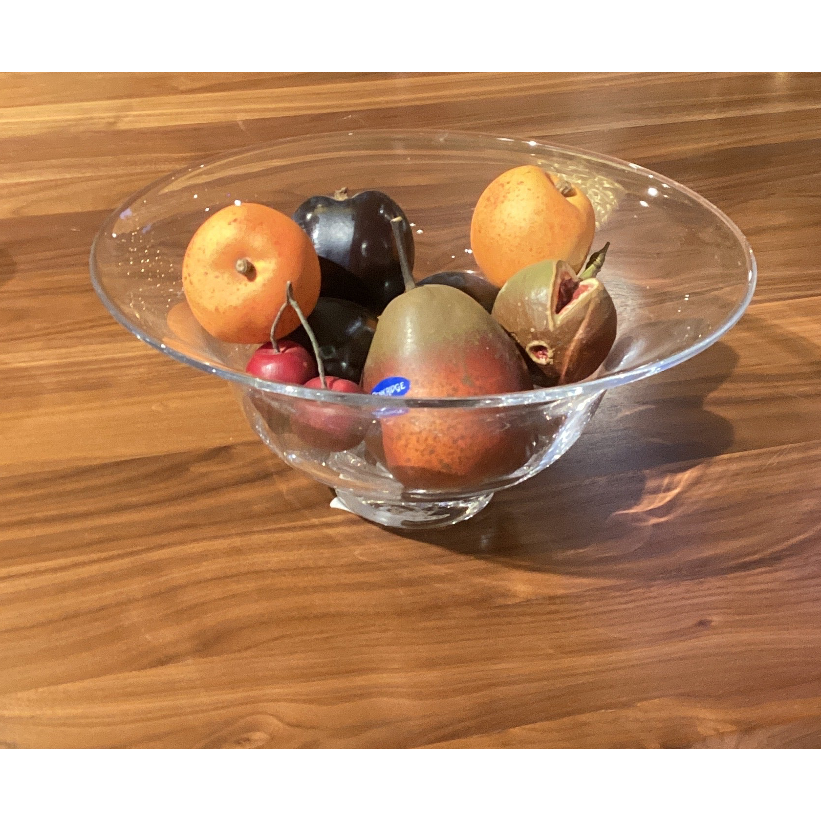 Simon Pearce bowl with Penkridge ceramic fruit - 40K10.35.000
