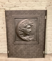 C19th Fireback with Moon Face