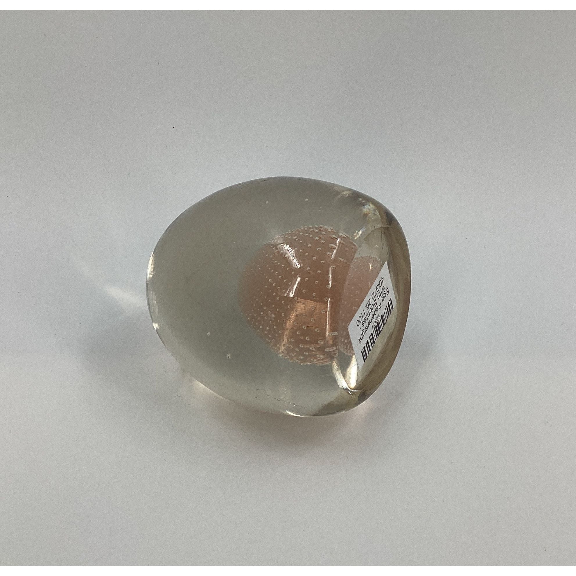 Egg Paperweight with Bubbles - 40G72.25.1100