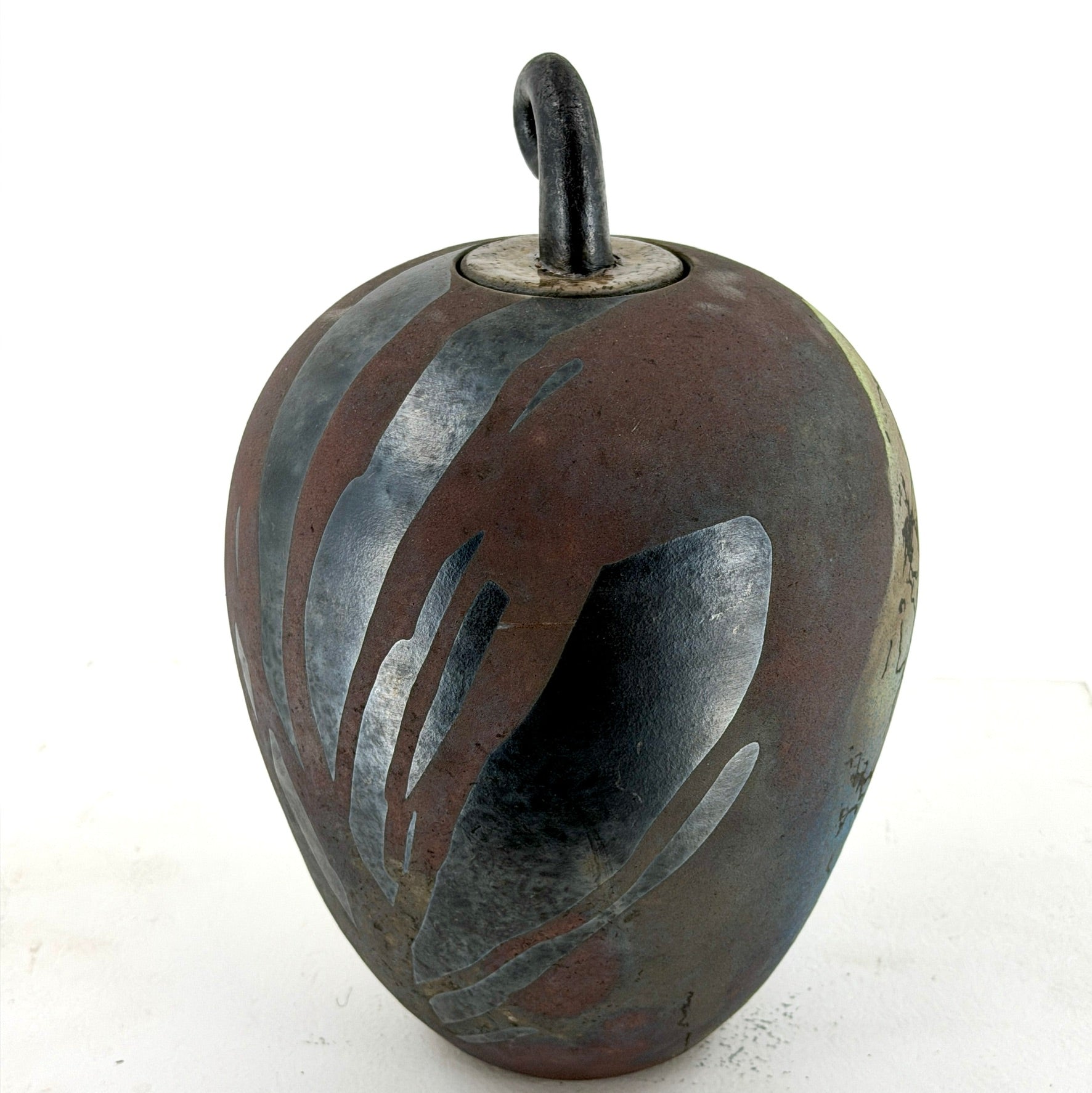 Medium "Moonscape" Covered Jar