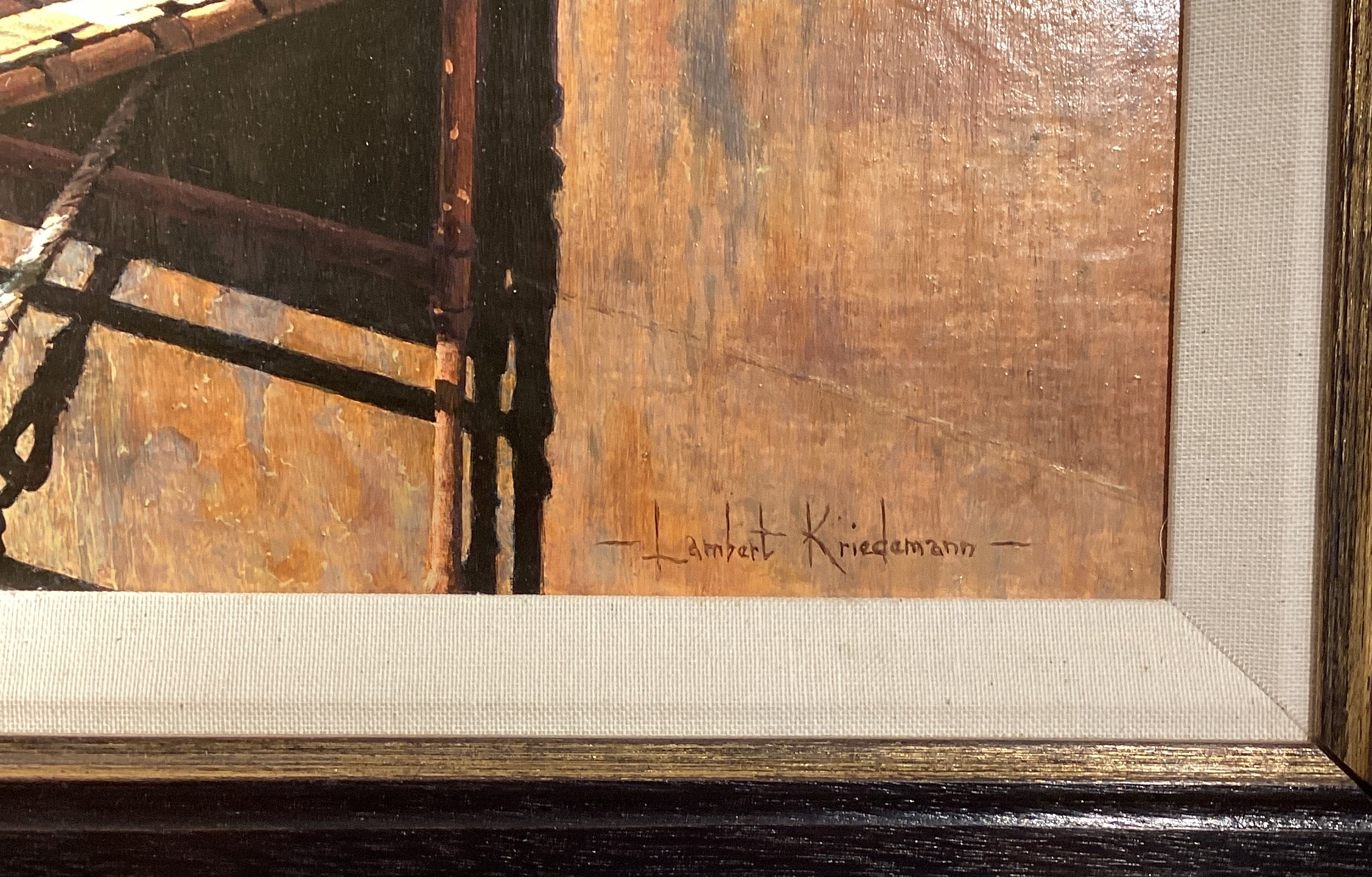 Kreidmann "Welders in Cape Town Docks" - 013.35.279