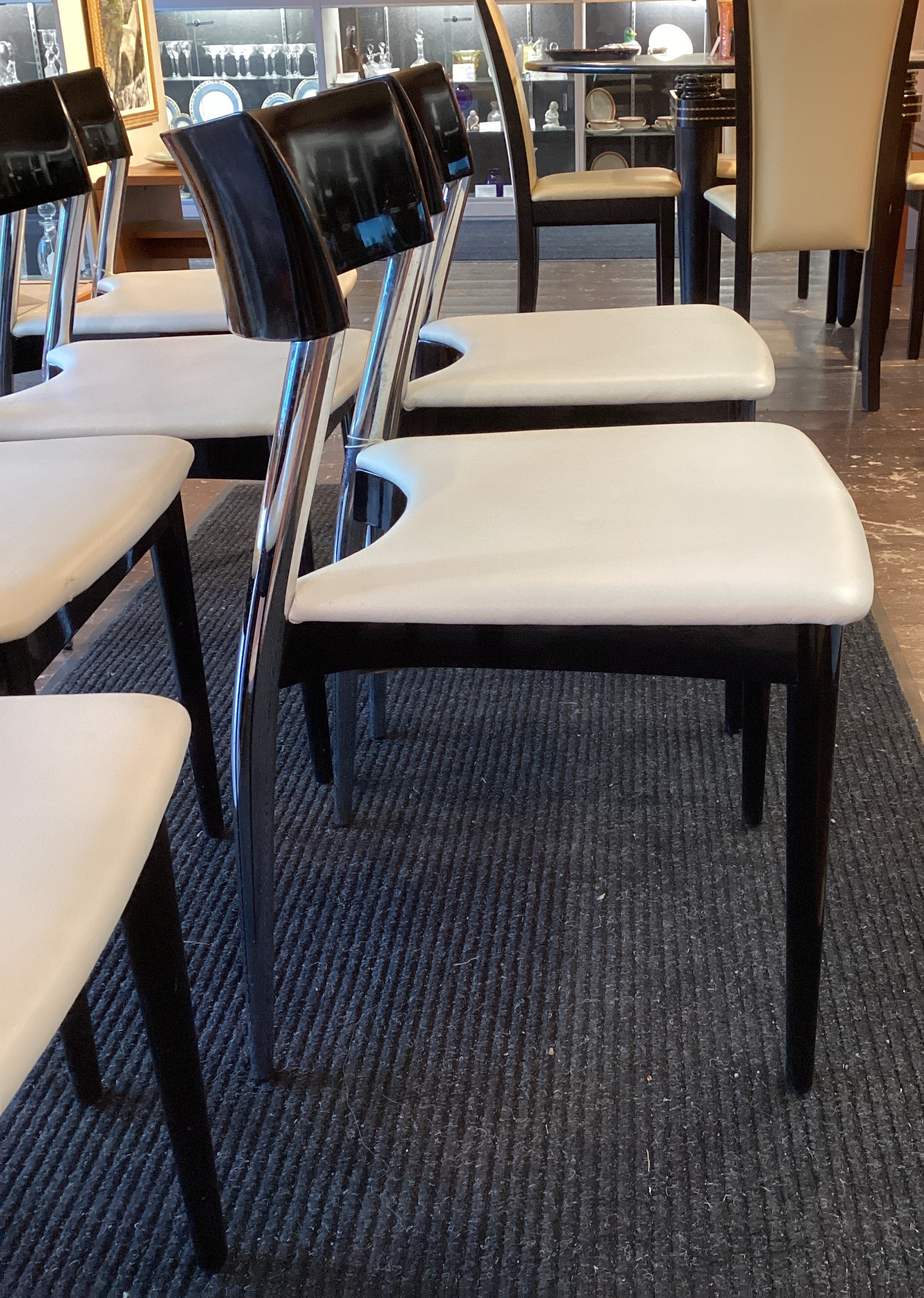 Set 6 Roche Bobois Dining Chairs