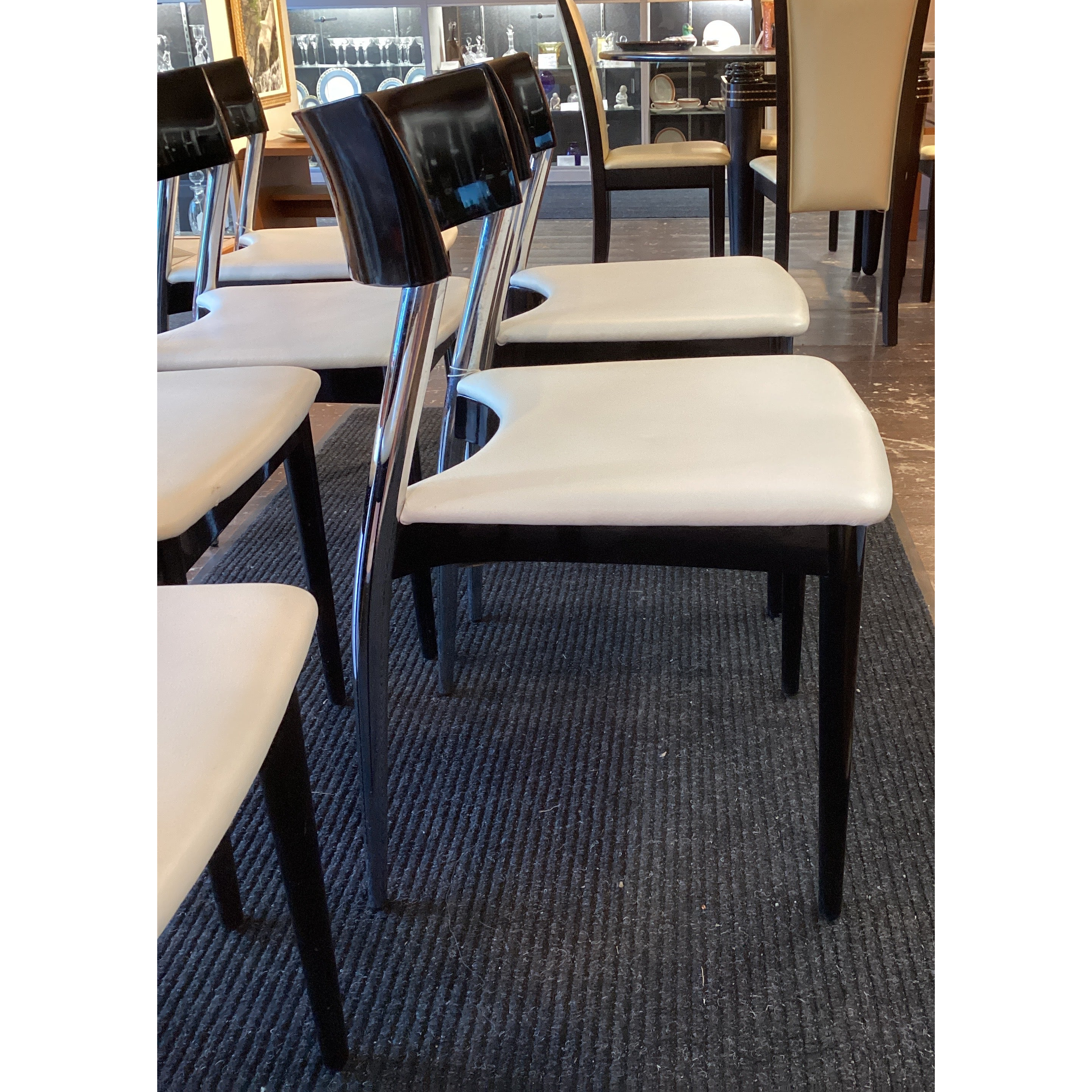 Set 6 Roche Bobois Dining Chairs