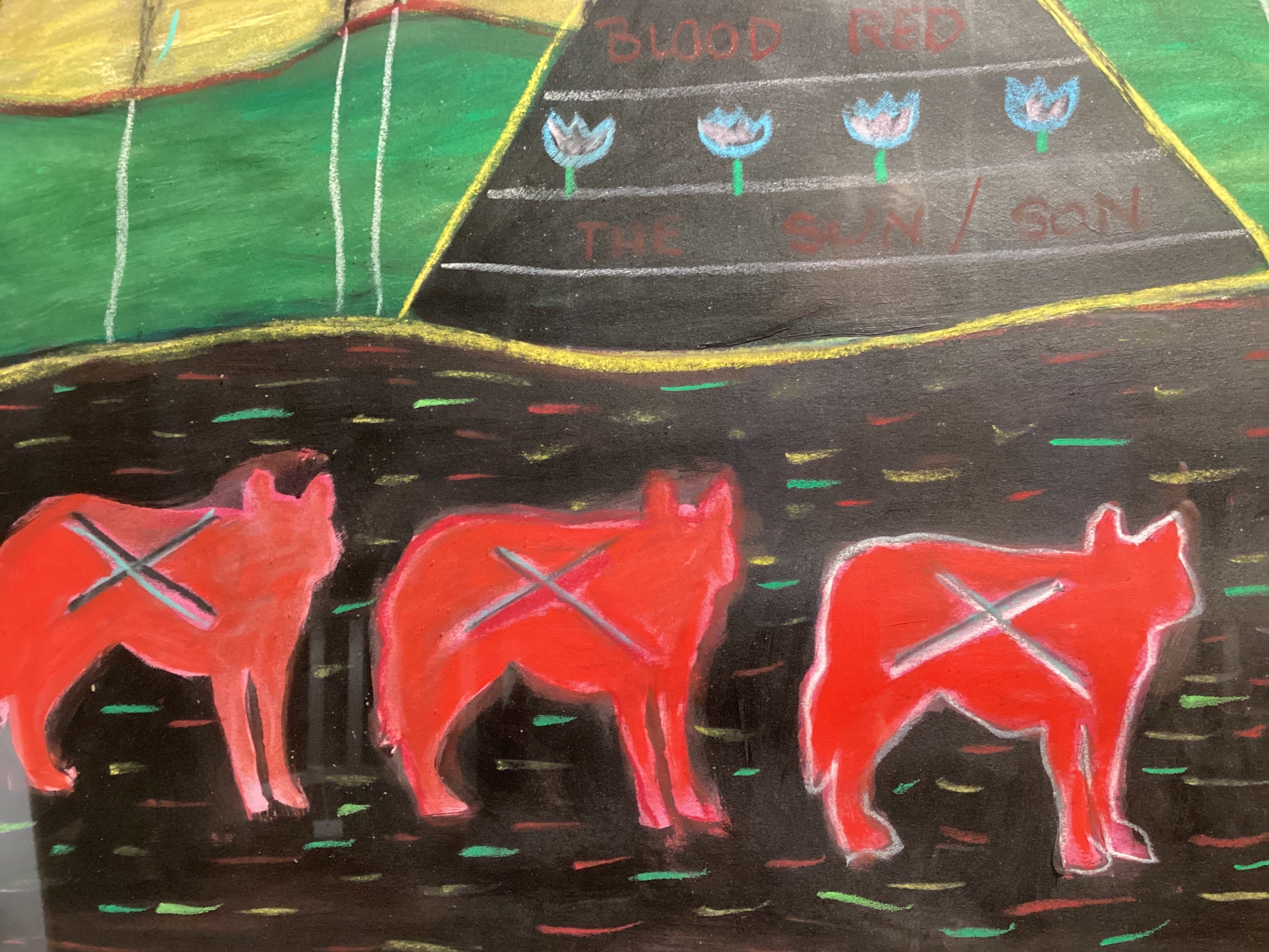 "Blood Red the Sun / Son" - J Cardinal-Schubert