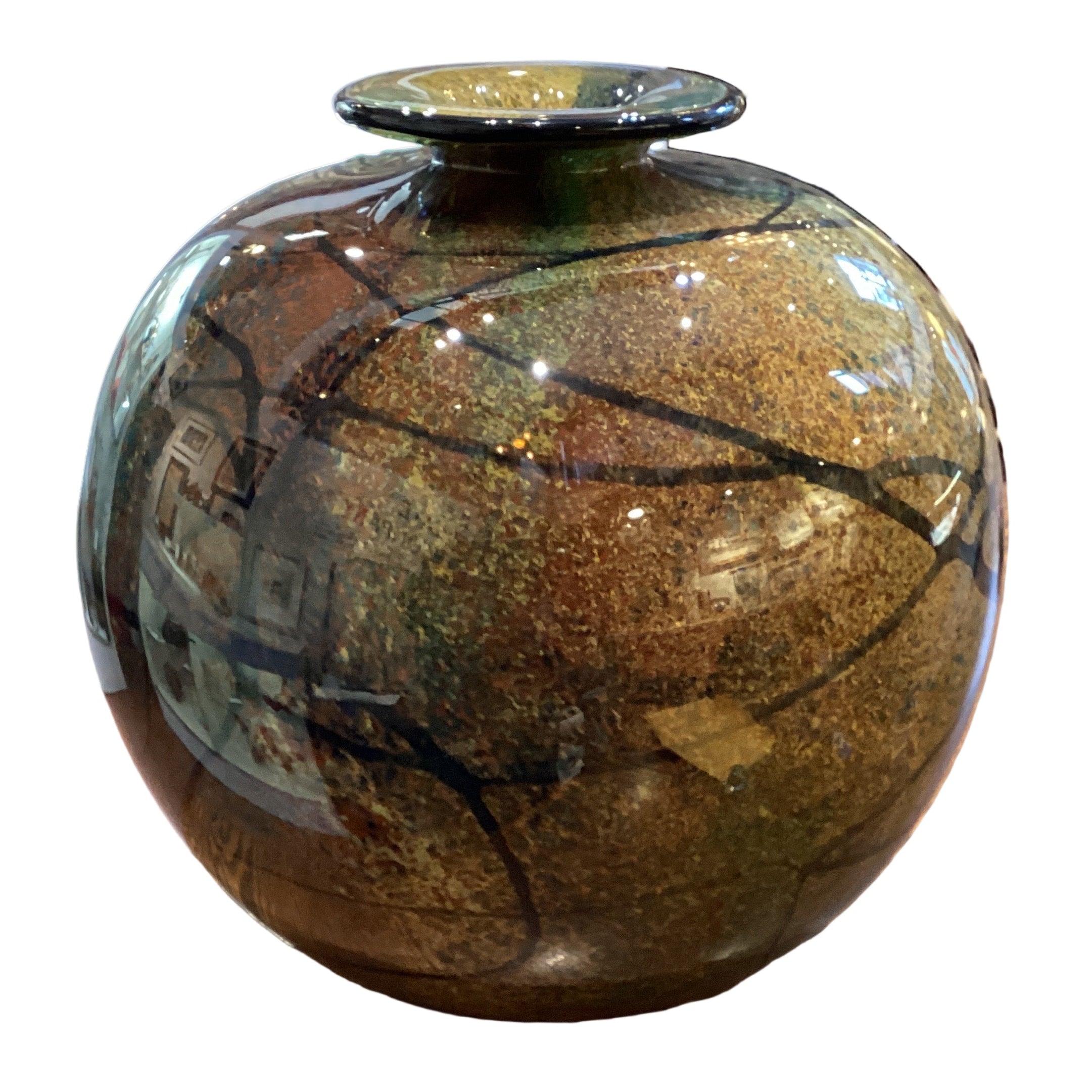 Globular Vase by Ioan Nemtoi