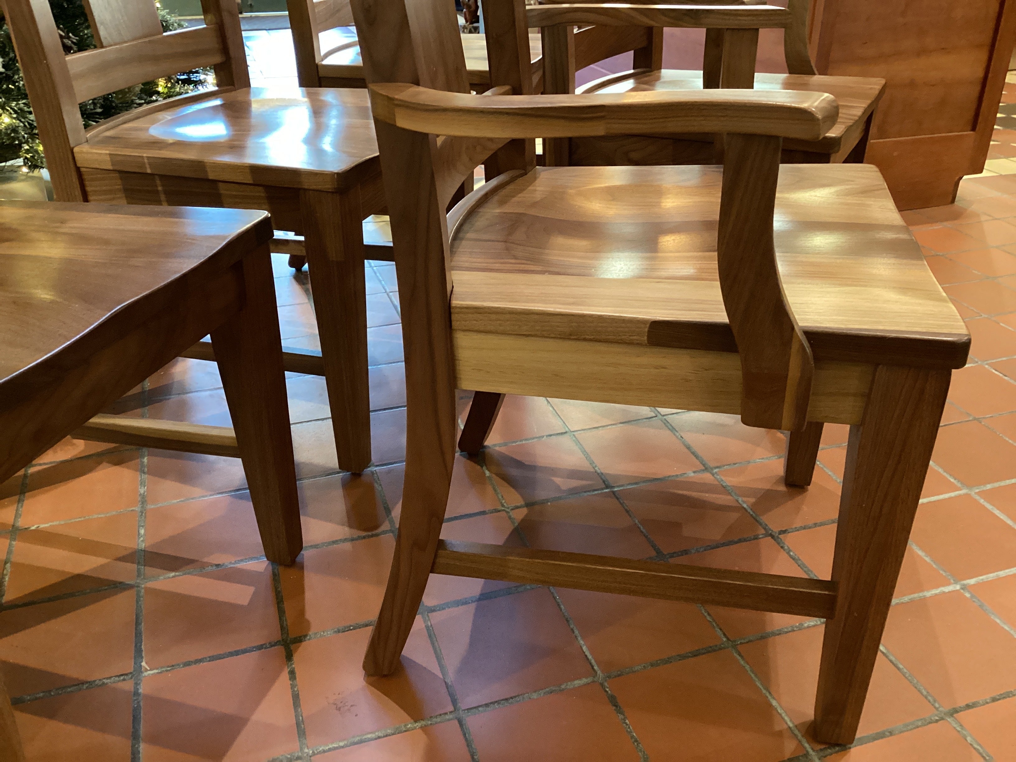 Mavin Walnut chair set (5 chairs)