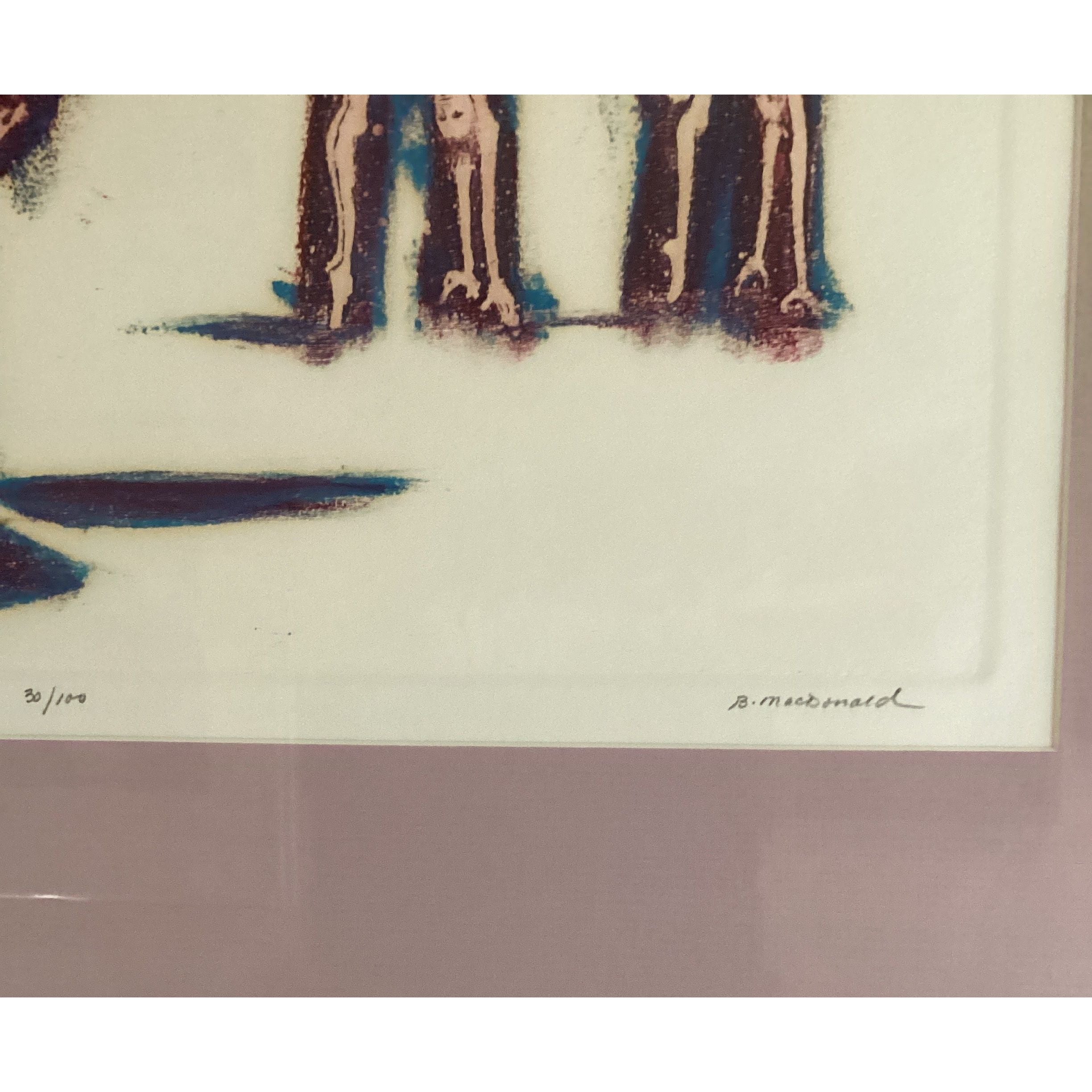 Dancers Lithograph