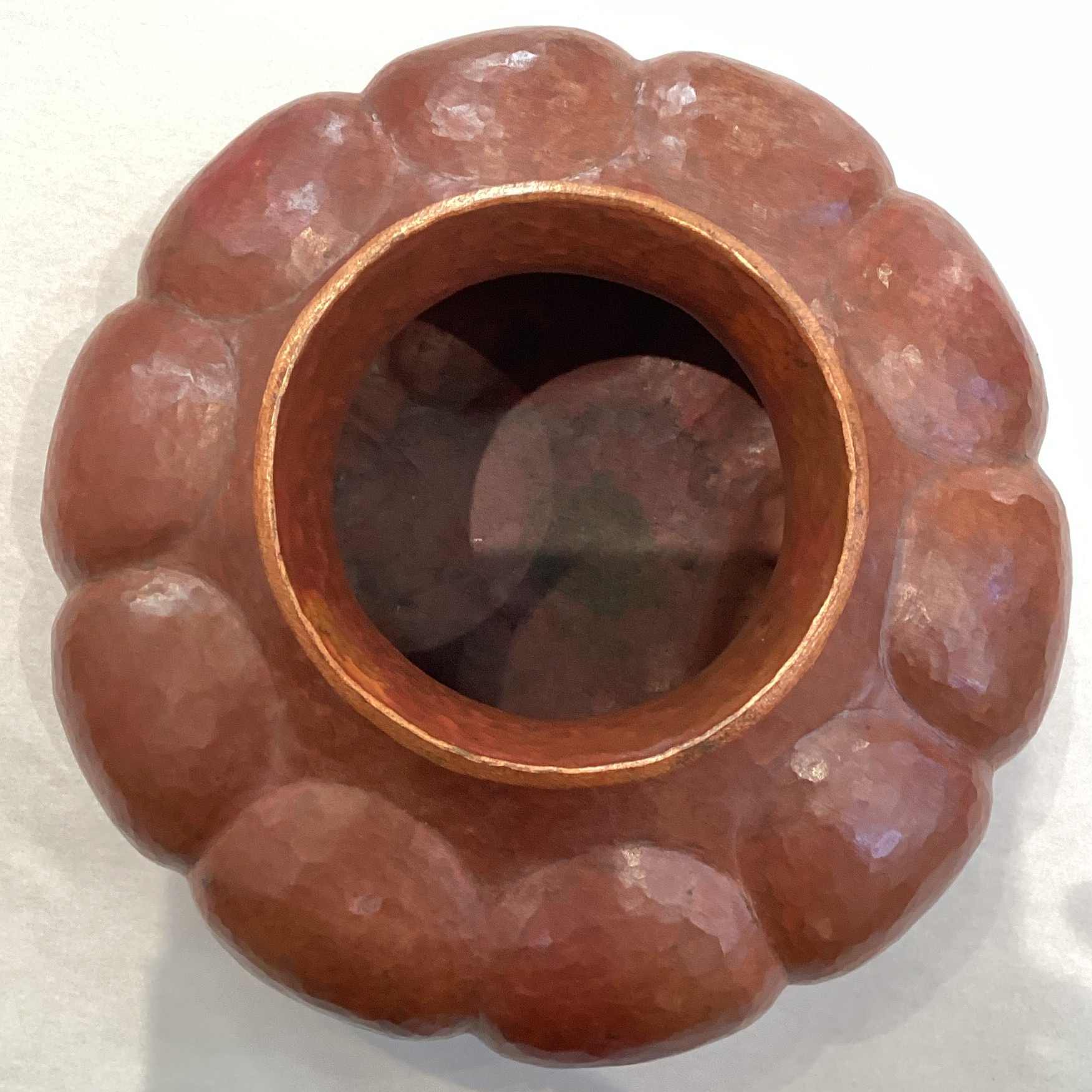 Hammered Copper Vase