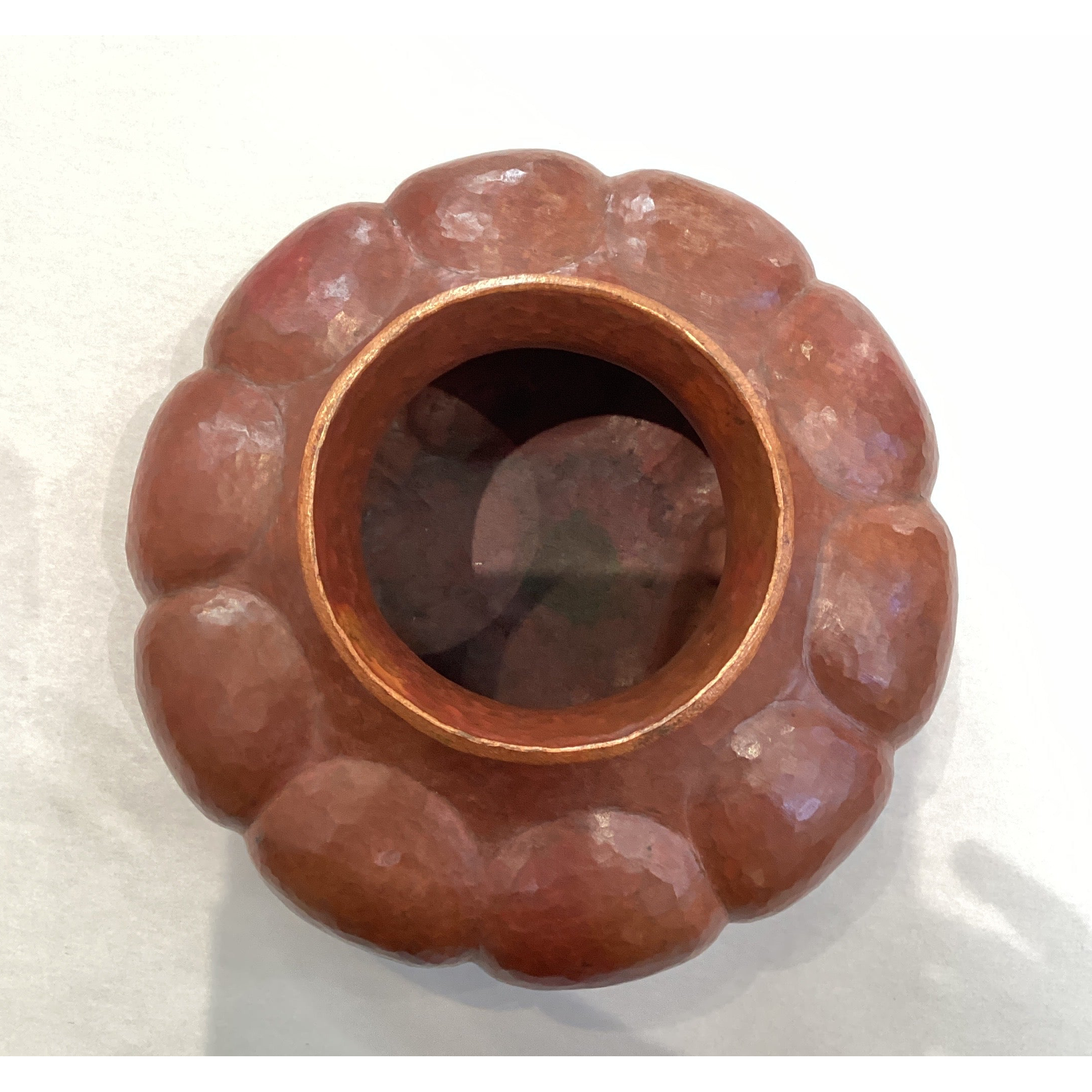 Hammered Copper Vase