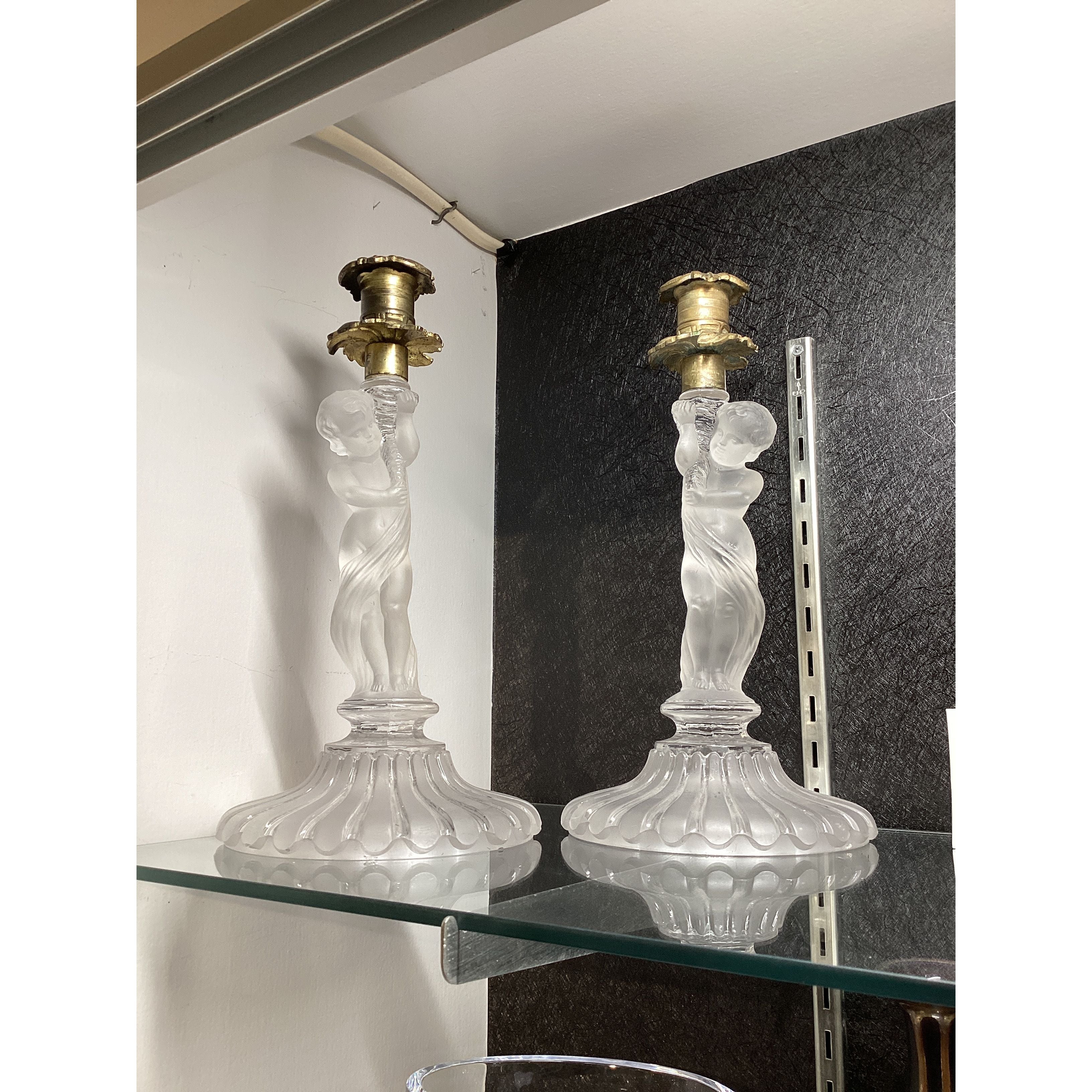 Baccarat candlesticks - 40G12.35.133