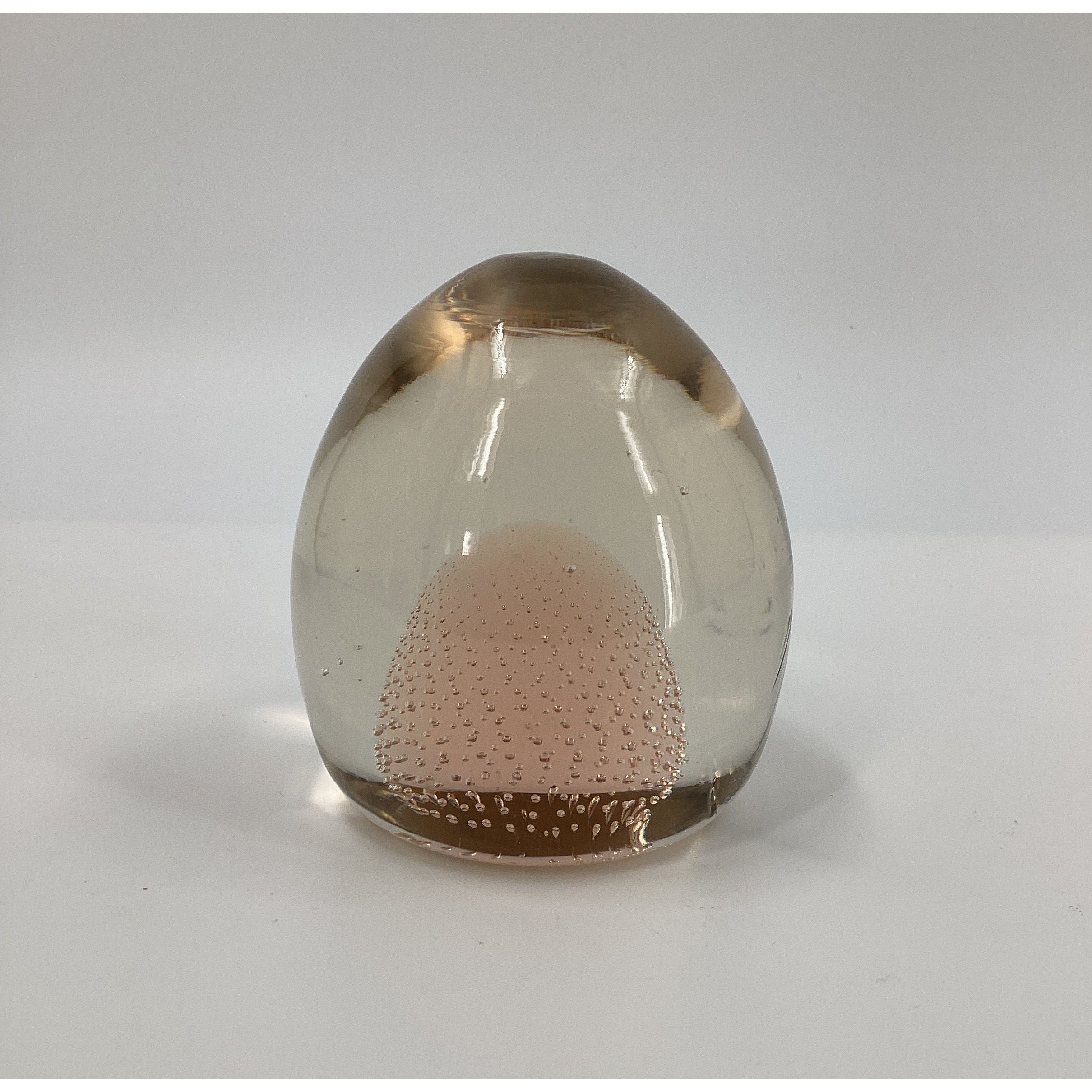 Egg Paperweight with Bubbles - 40G72.25.1100