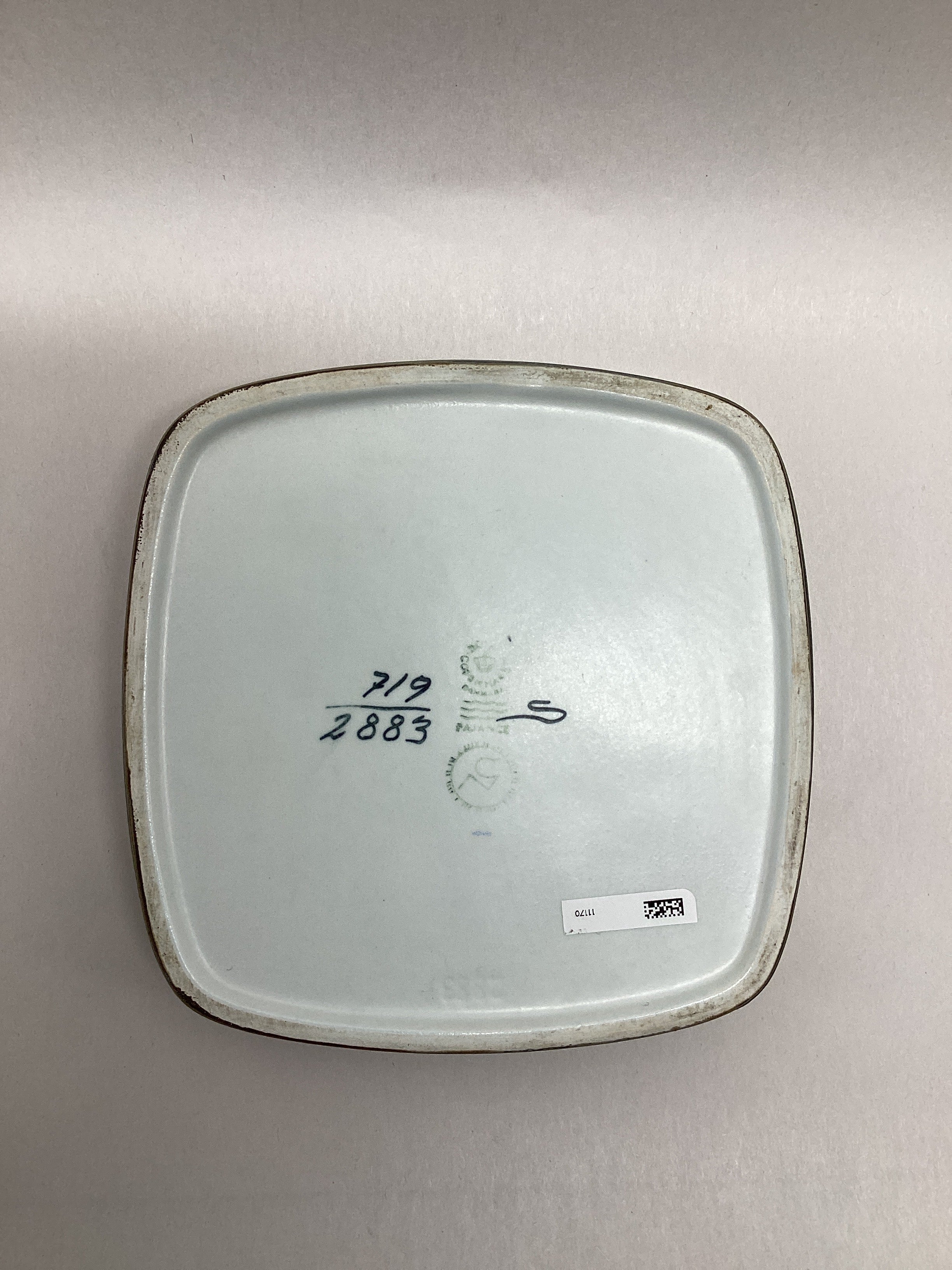 Royal Copenhagen Fajance Square Dish 719/2883