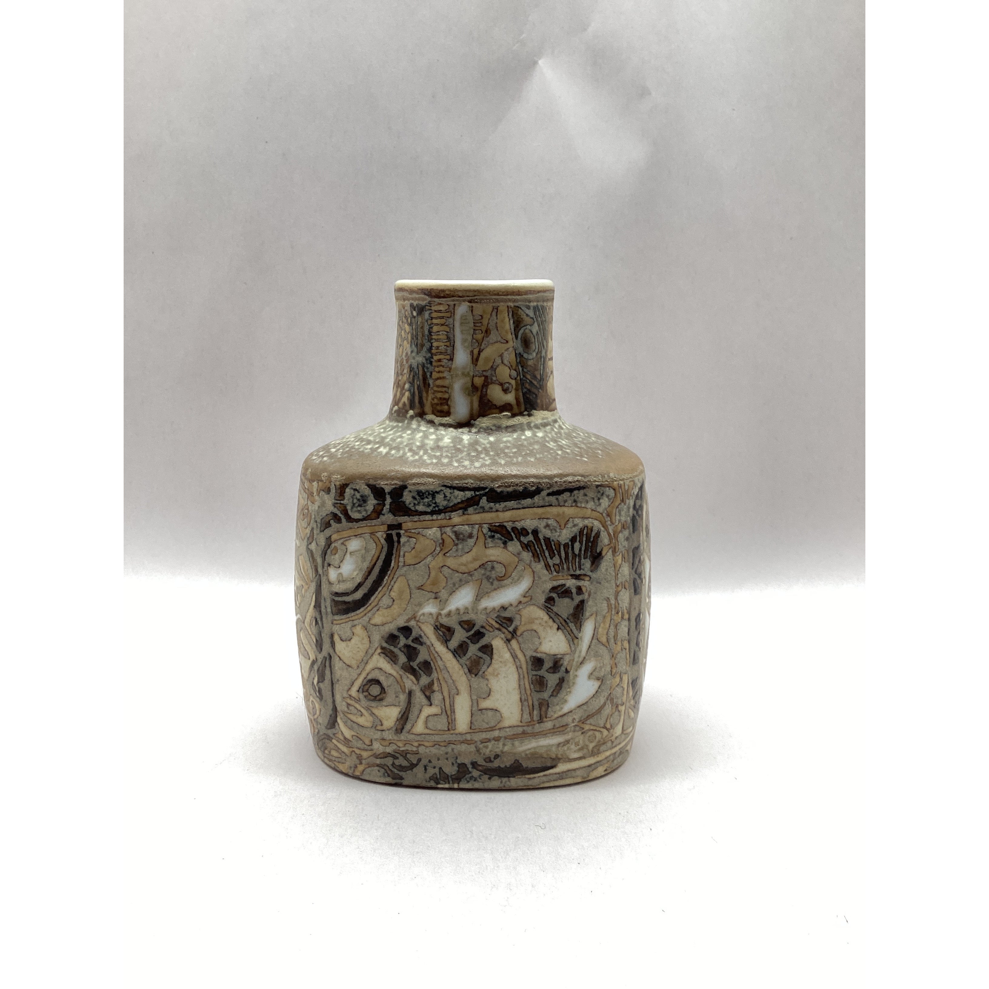 Royal Copenhagen Small Vase Nils Thorssen Faience 719/3207