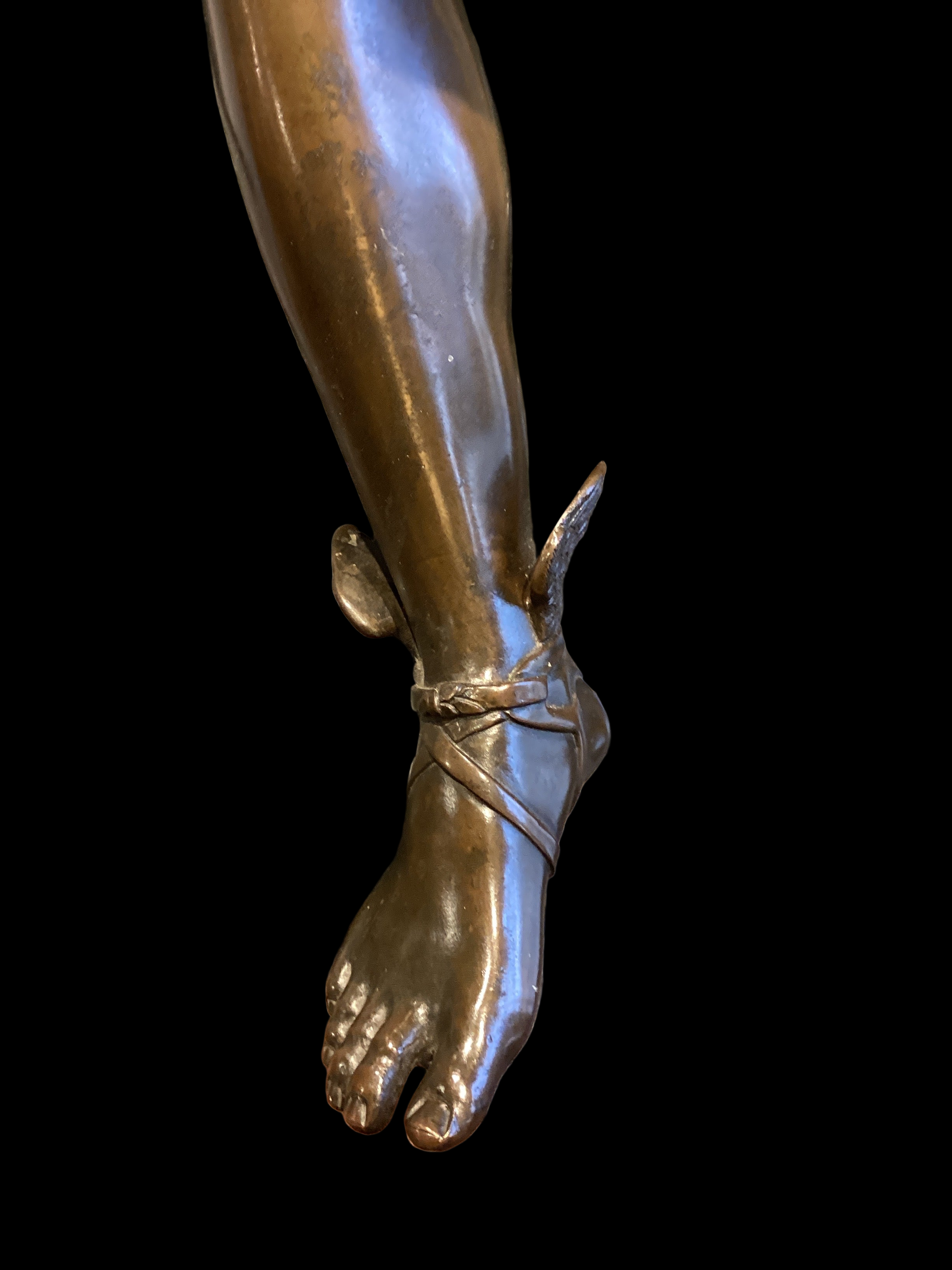 "Seated Hermes" Bronze