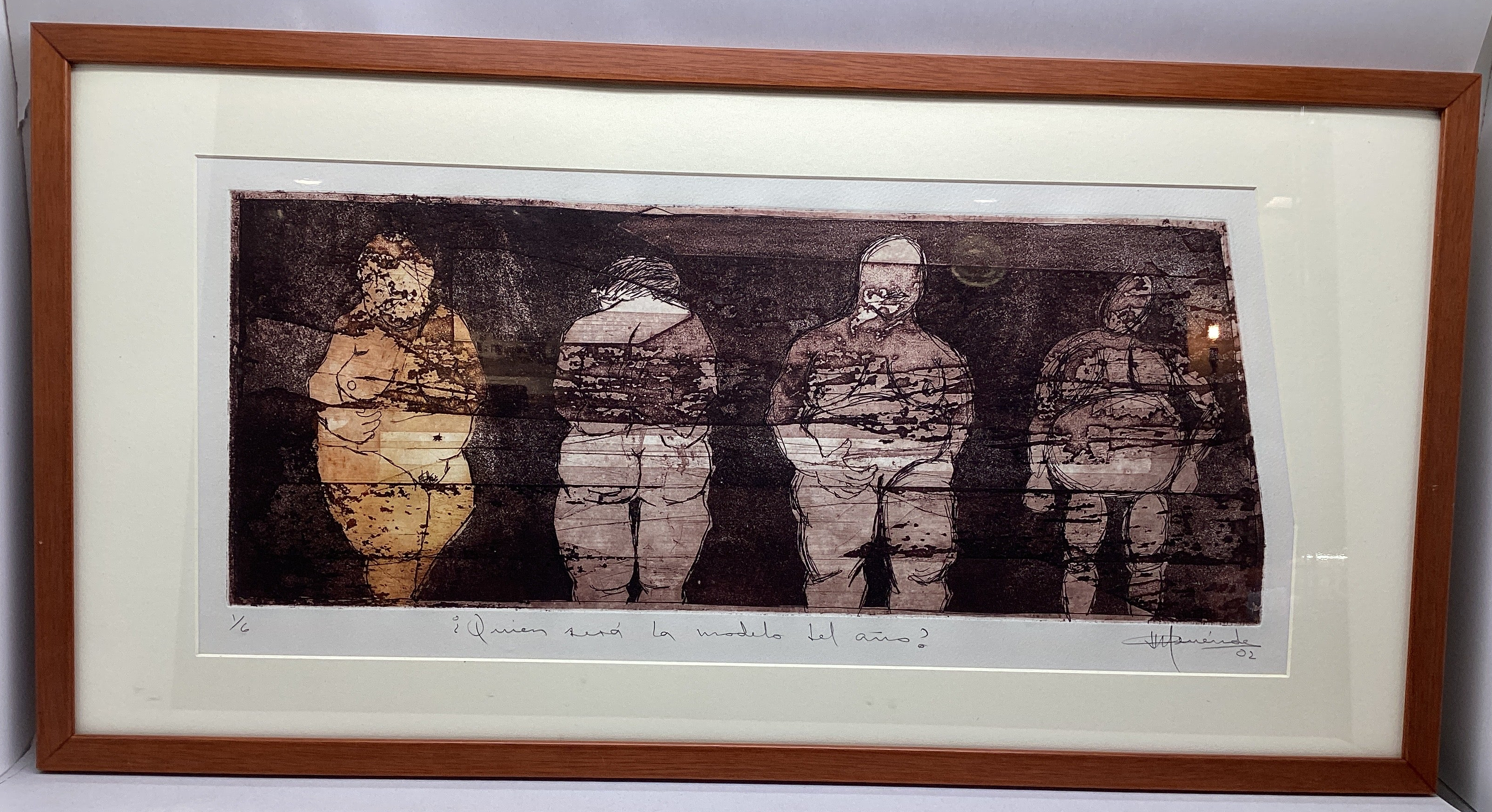 "¿quién será la modelo del año?" - Unknown artist