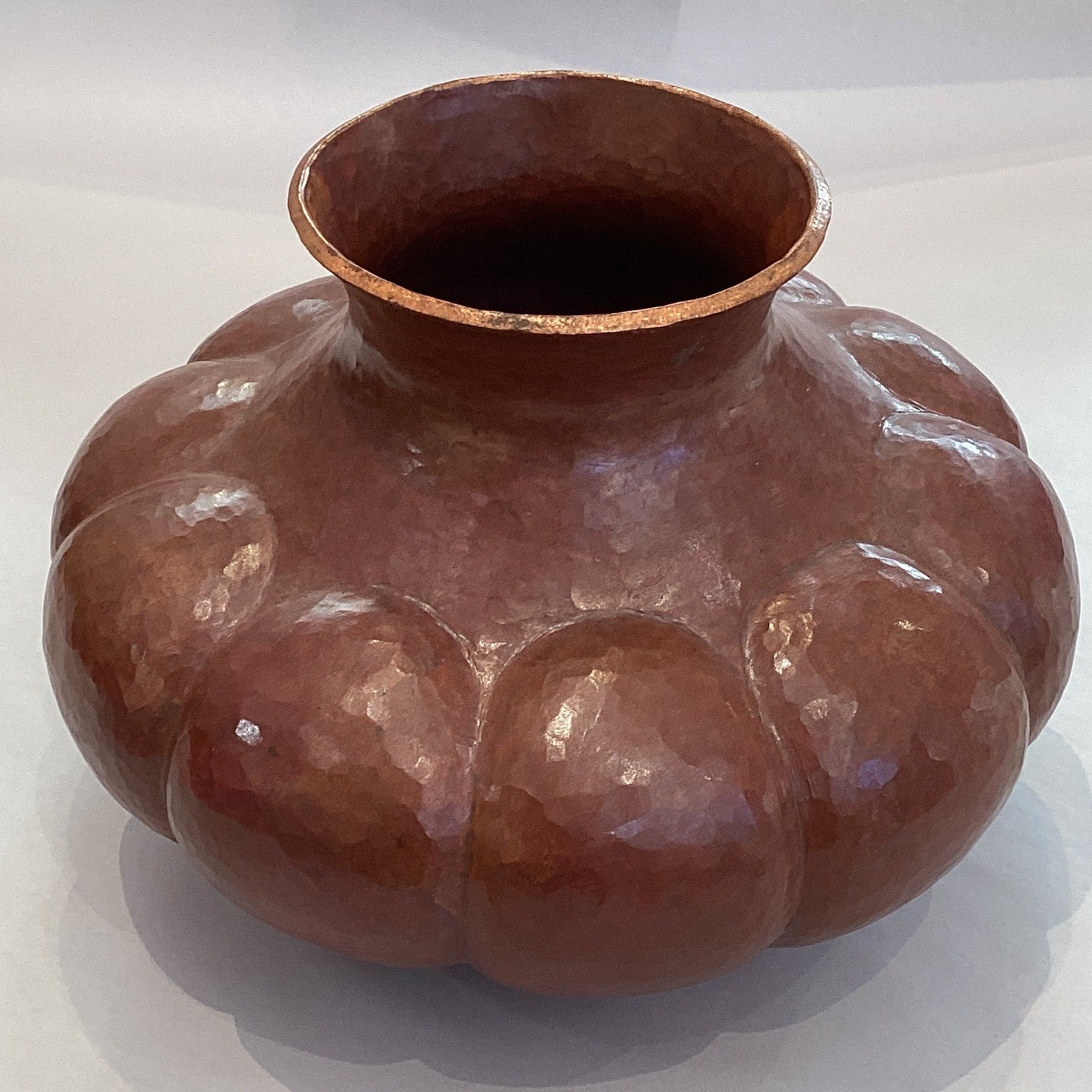 Hammered Copper Vase