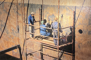 Kreidmann "Welders in Cape Town Docks" - 013.35.279